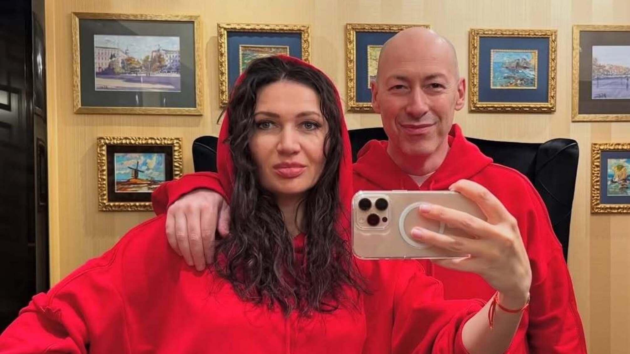 Дмитро Гордон та Олеся Бацман