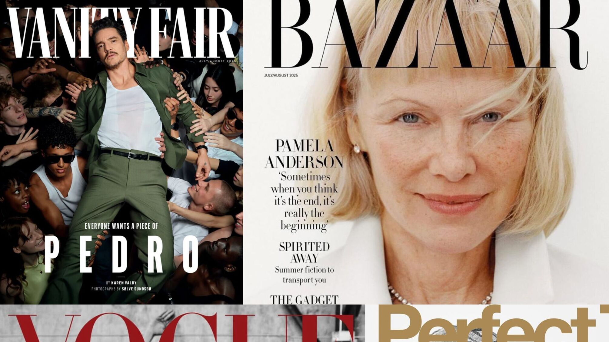 Звезды на обложках: Стоун, Андерсон, Армани и Паскаль в июньских глянцах