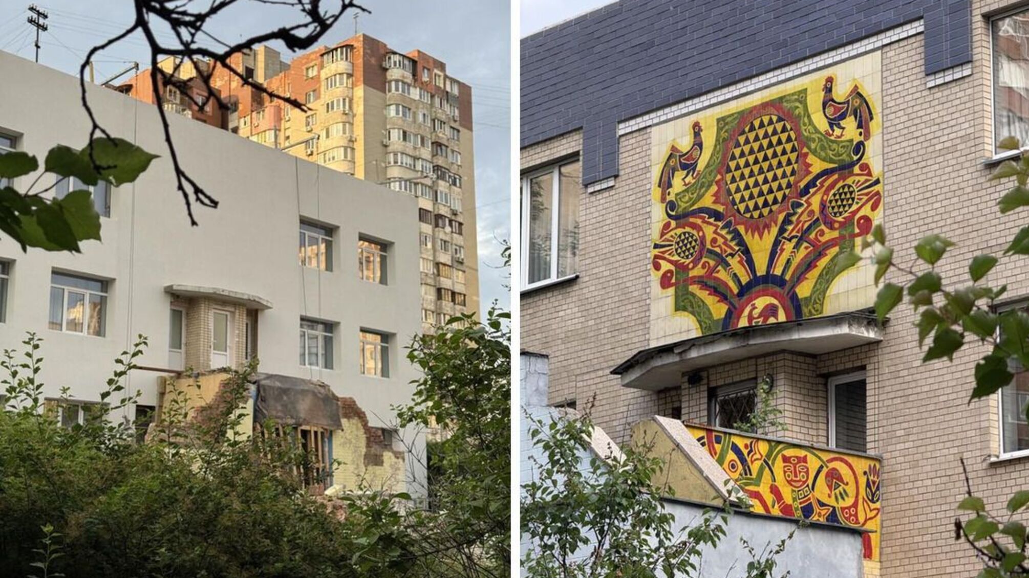 Майолику панно по мотивам Примаченко