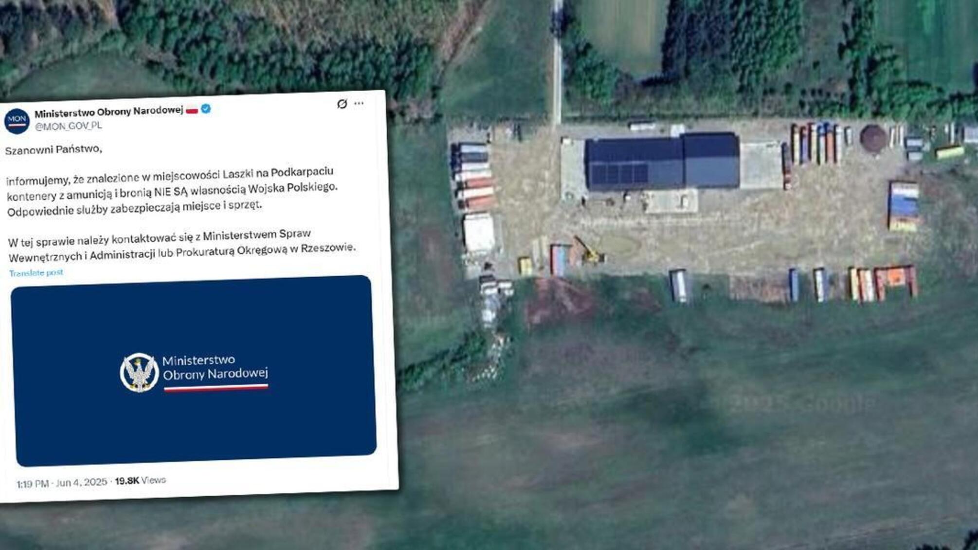 На границе с Украиной в Польше обнаружили контейнеры с оружием