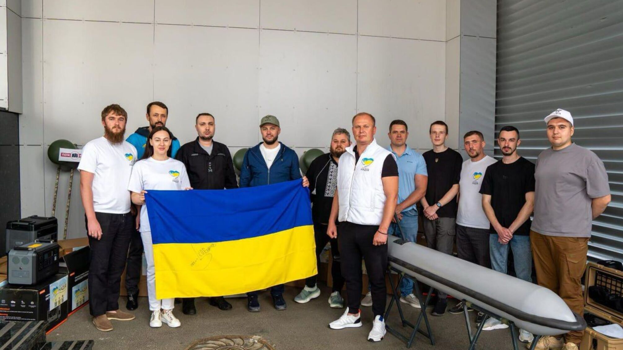 Новітні катери та РЕБ для ГУР: Валерій Дубіль, Віта Присяжнюк, Євген Довбня і БФ молодіжної ініціативи 'Надія' передали нову партію обладнання