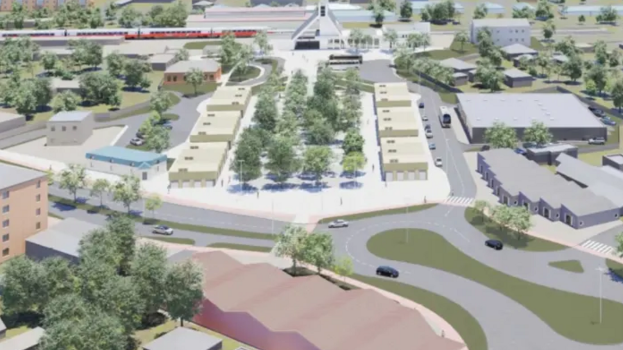 Проект реконструкции площади 40-й Армии в Тростянце