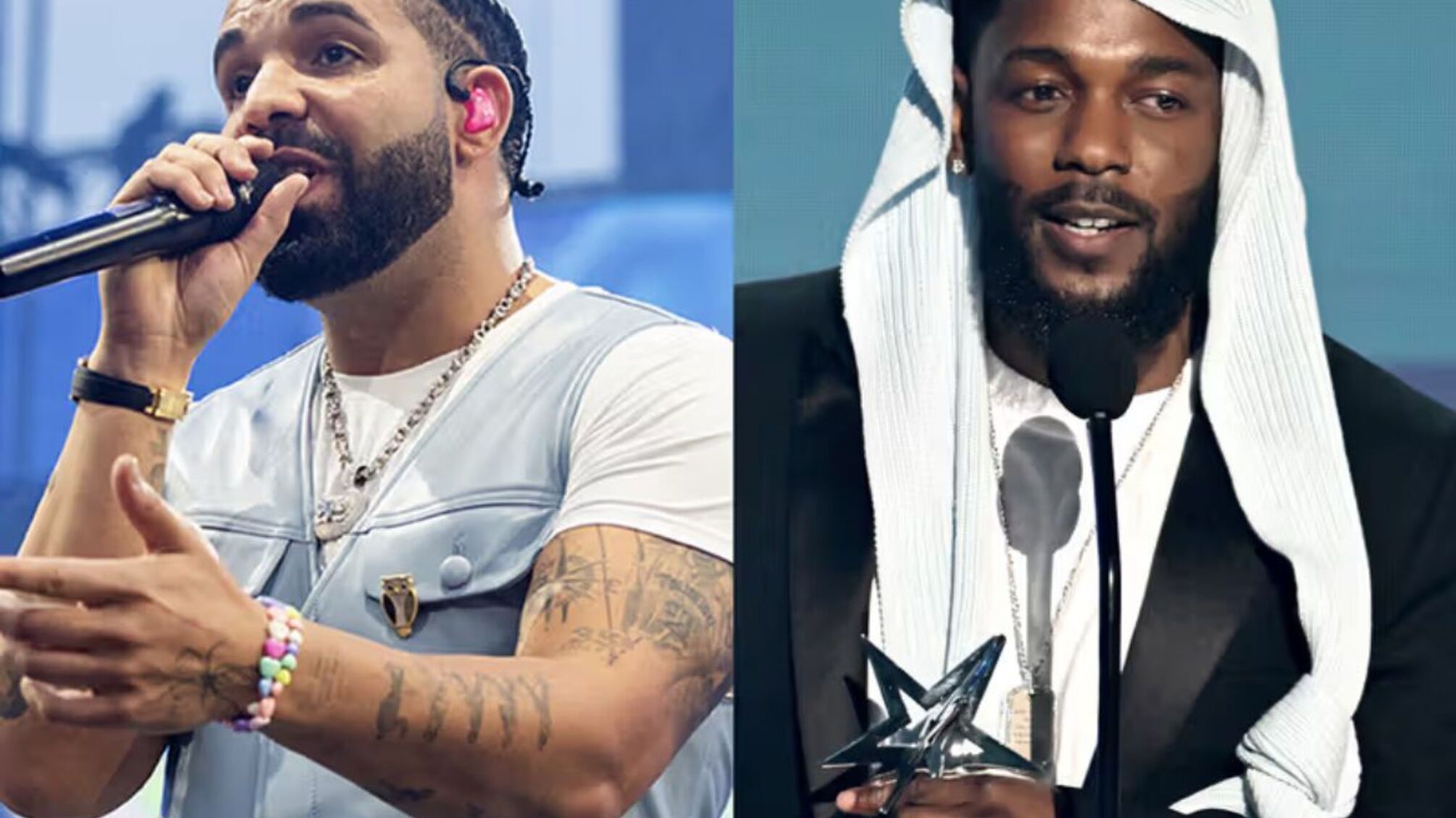 Боротьба продовжується: Дрейк перегнав Кендрика Ламара за кількістю слухачів на Spotify