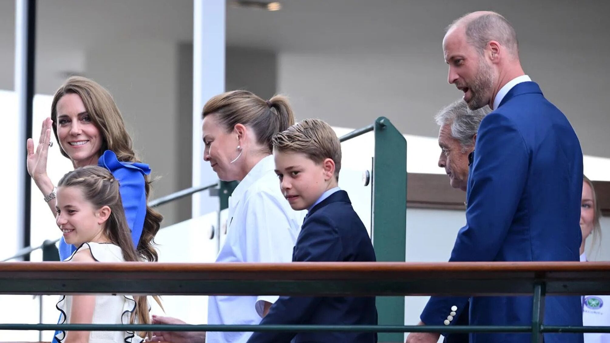 Семья Уэльских на финале Уимблдона