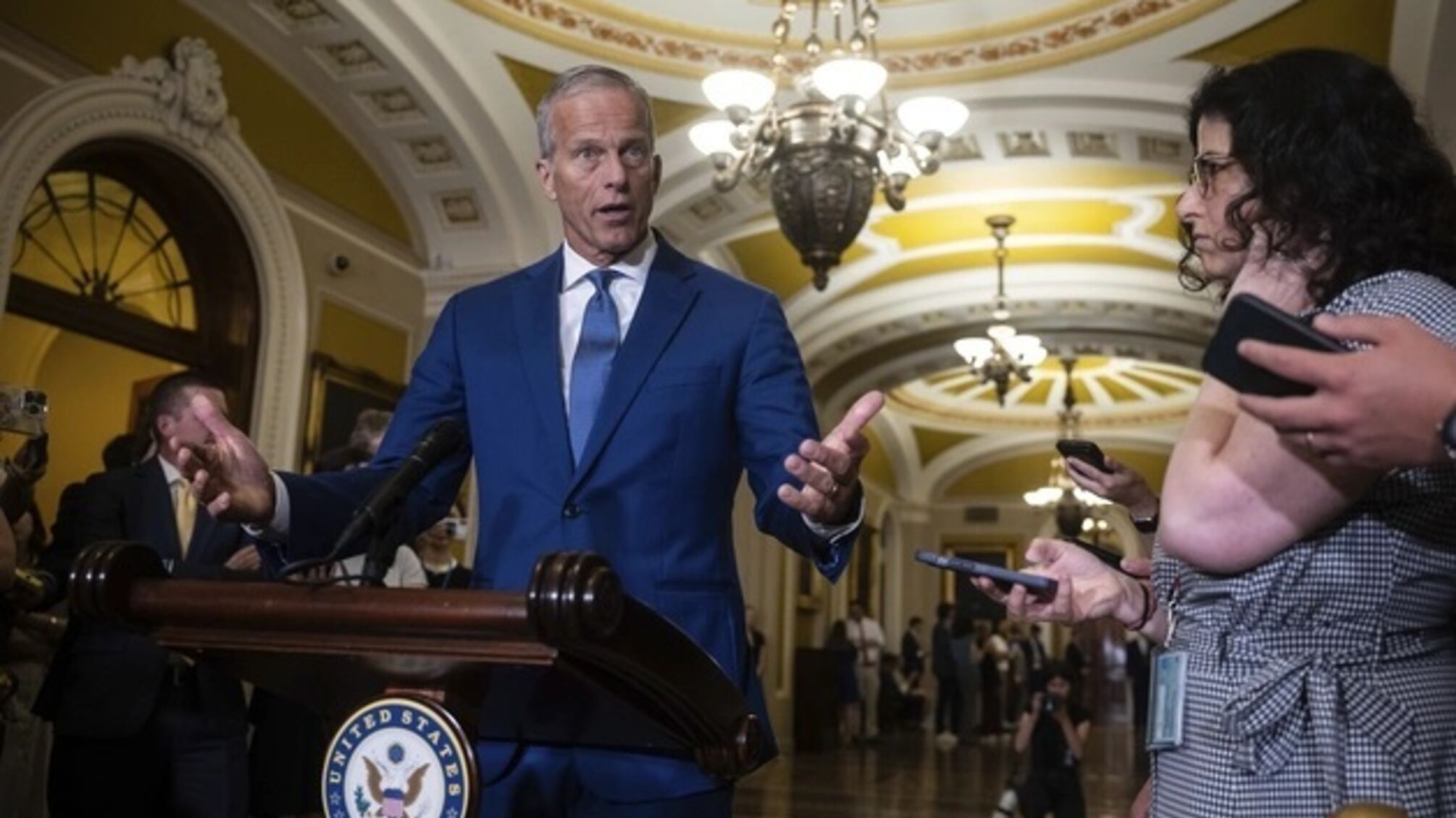 Лідер більшості в Сенаті Джон Тьюн гальмує пакет нищівних санкцій проти рф