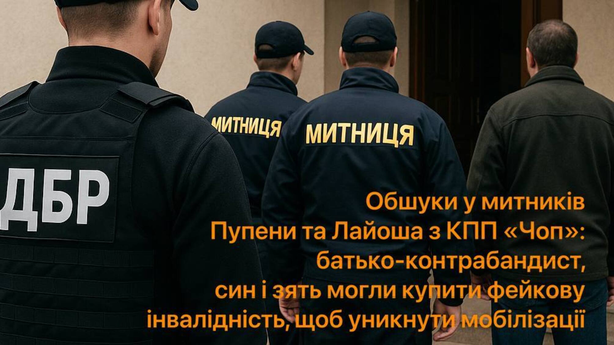 Фиктивная инвалидность как билет от мобилизации: ДБР провело обыски в семье таможенников