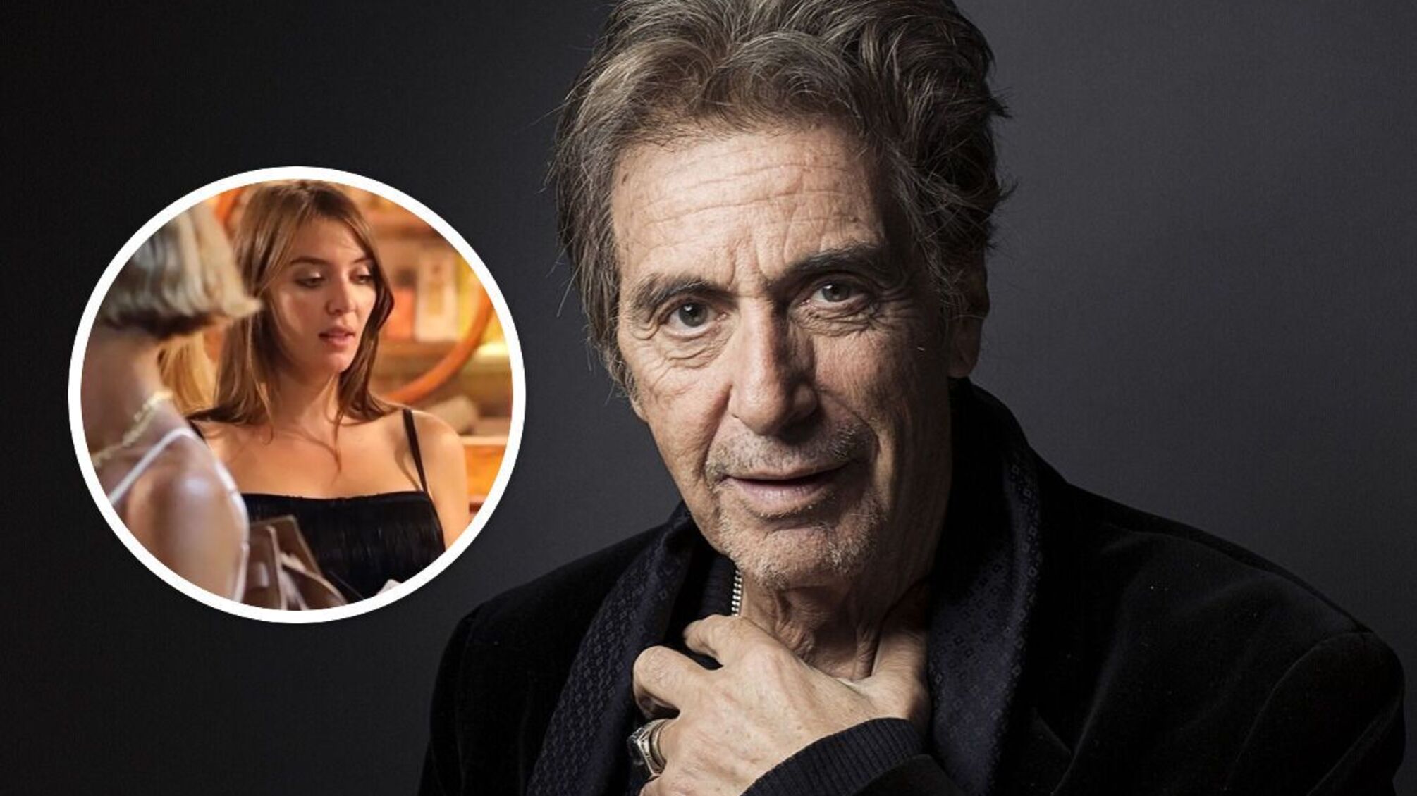 Аль Пачино за вечерею в Римі отримав поцілунок від молодої журналістки