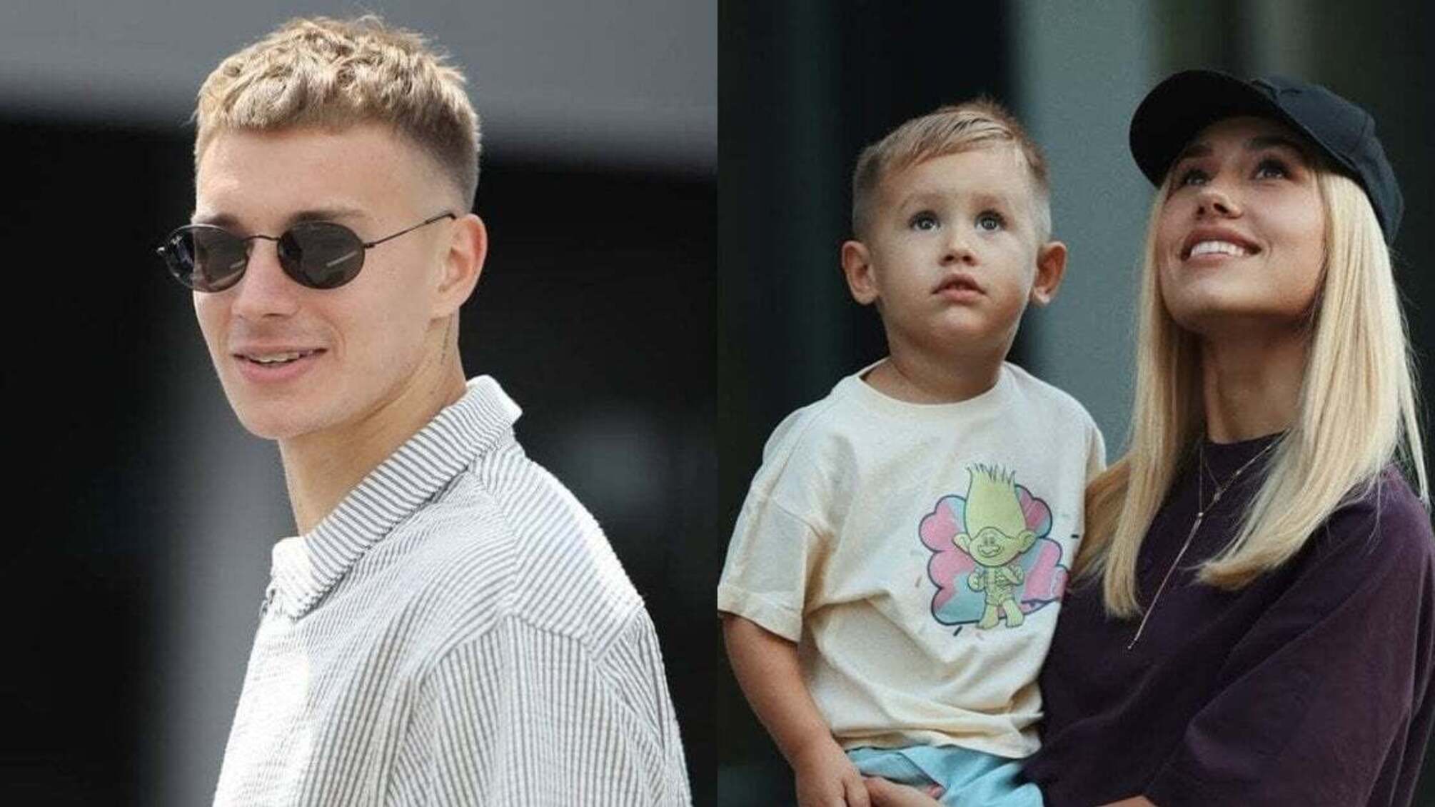 Володимир Бражко навчив сина Даші Квіткової грати у футбол