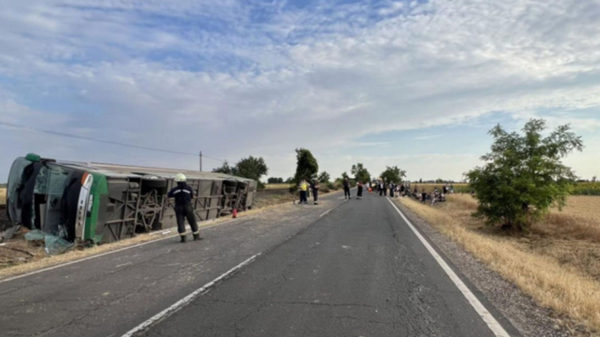 Автобус с украинскими попал в ДТП в Венгрии