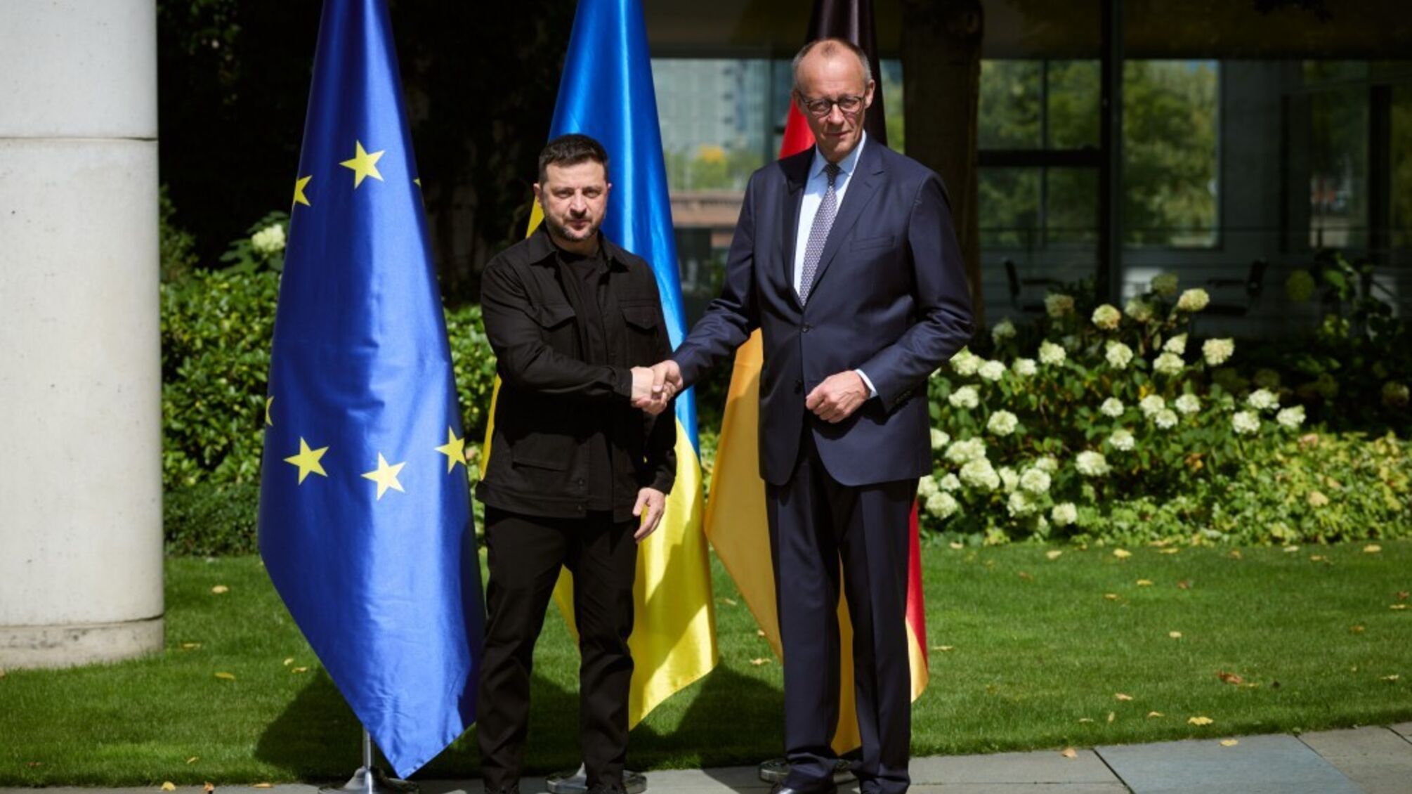 Фридрих Мерц и Владимир Зеленский