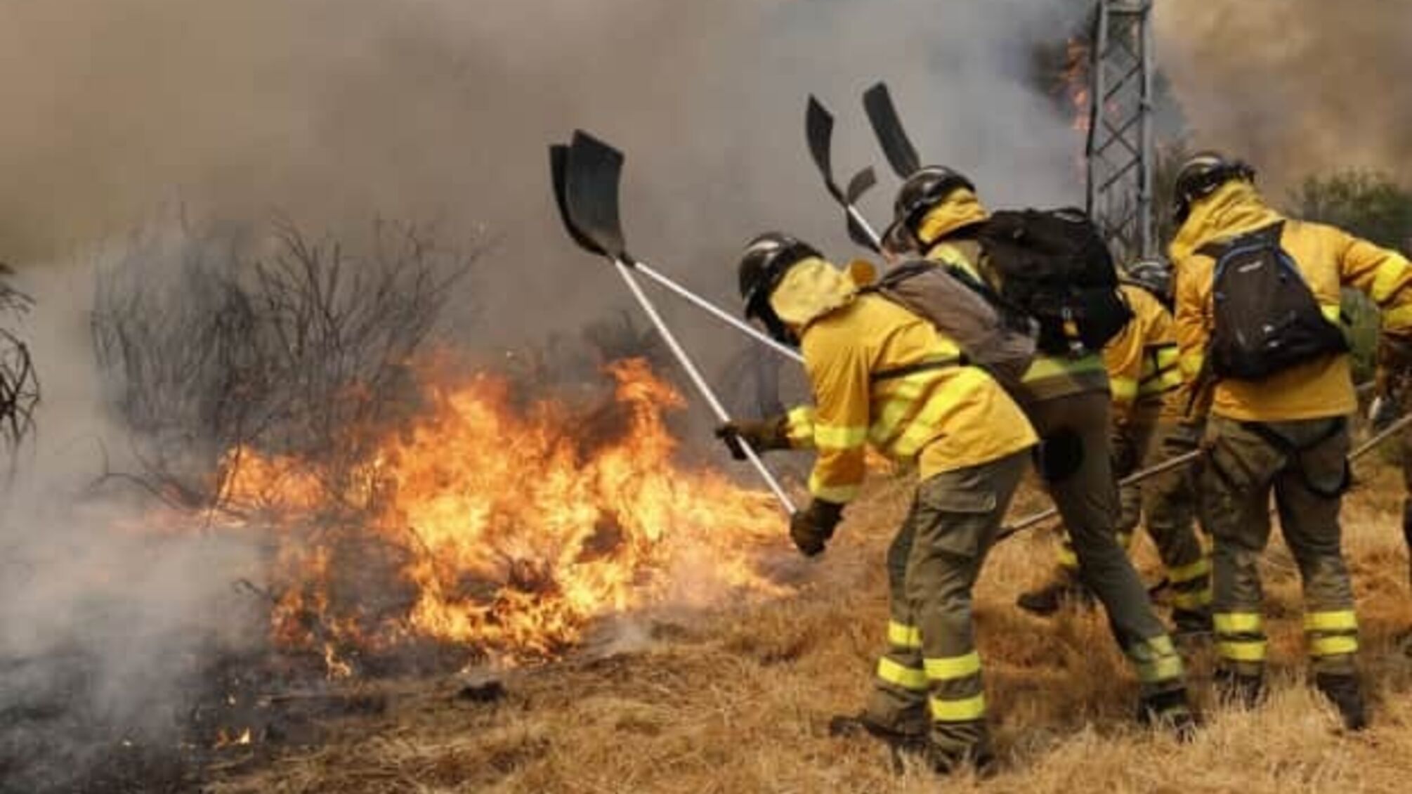 Захід Іспанії охопили пожежі: люди втікають, житлові райони під загрозою