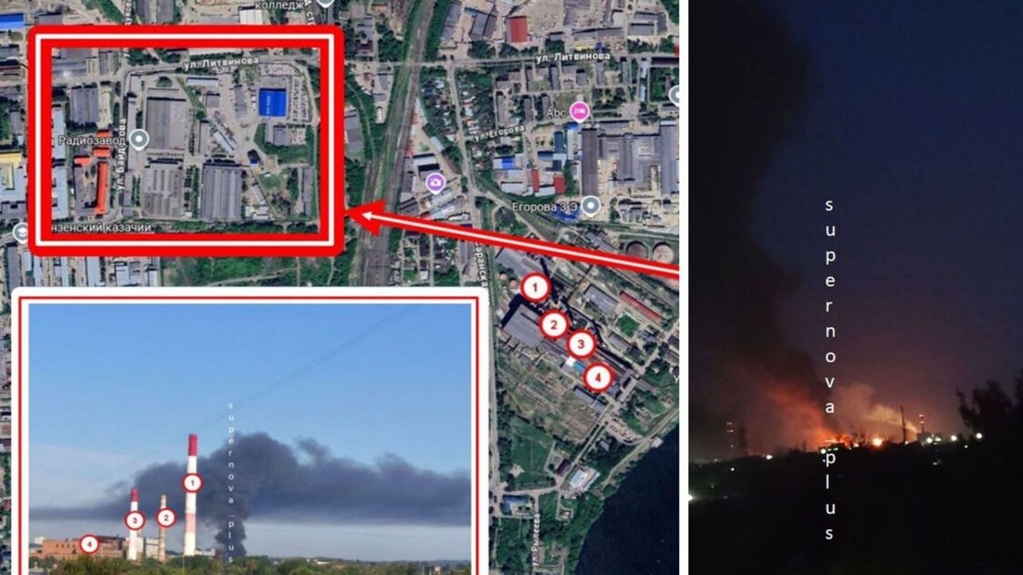 Серия ударов по стратегическим объектам россии: массовые взрывы и пожары после ночной дроновой атаки