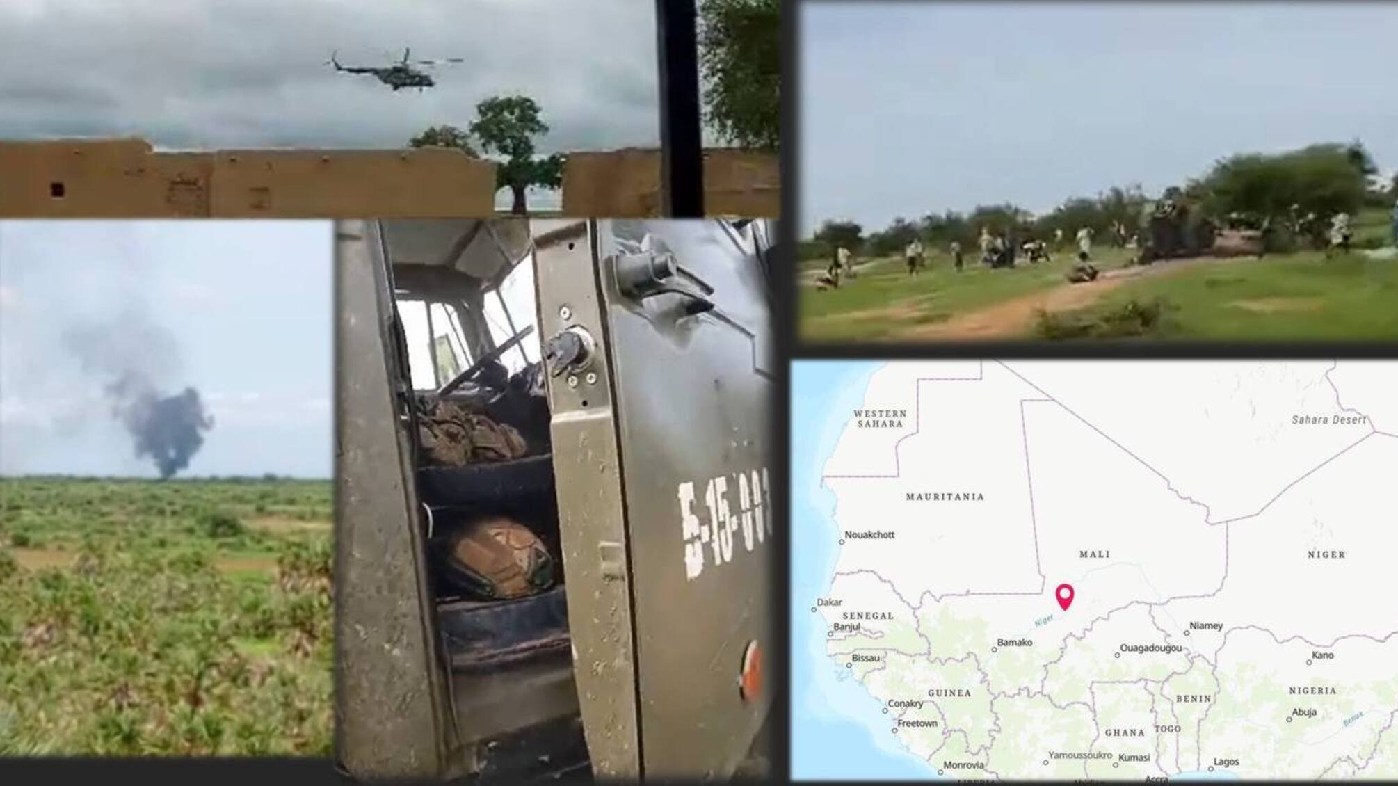 В Малые террористы из филиала Аль-Каиды атаковали колонну русских наемников