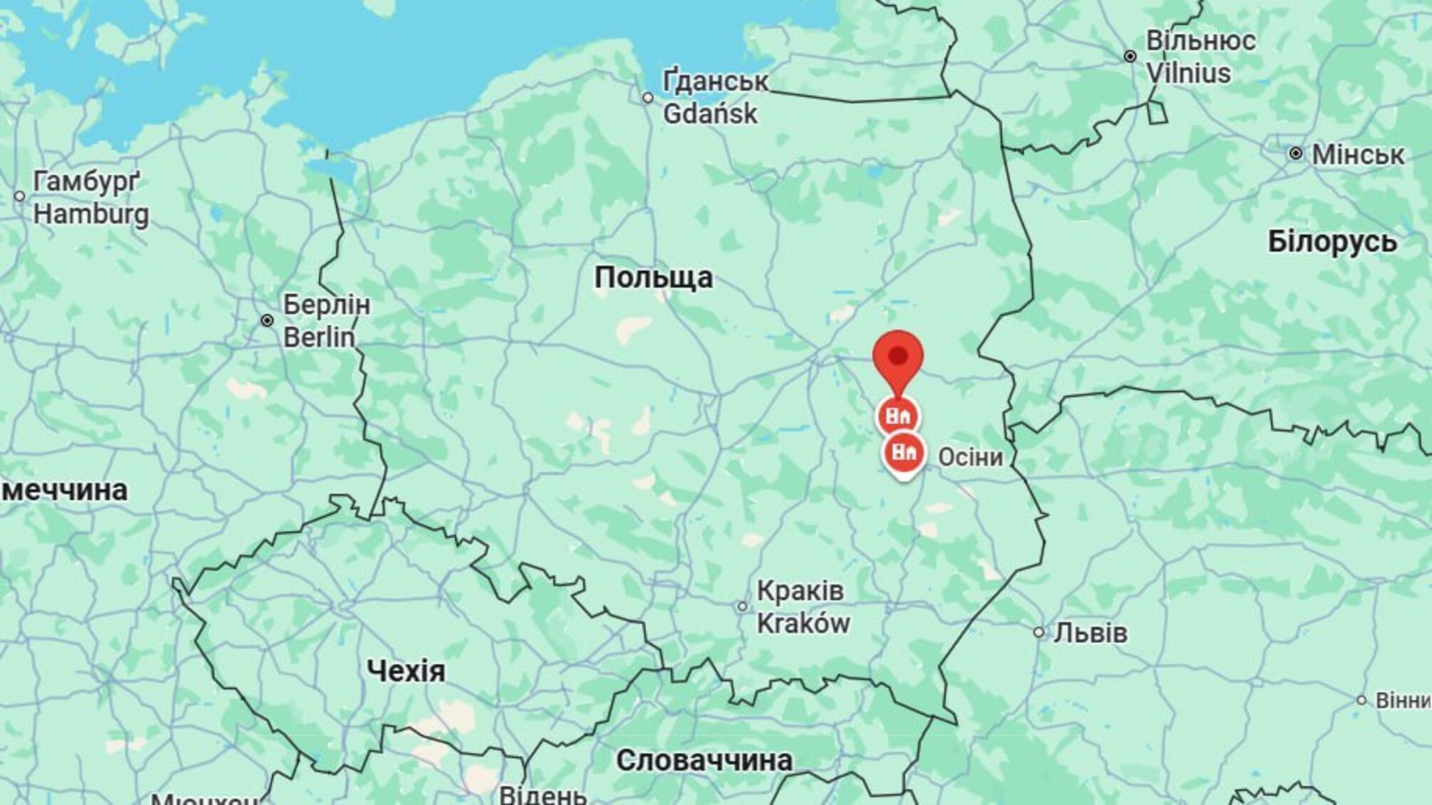 В Польше упал и взорвался неизвестный объект: обломки разбросало на поле (обновлено)