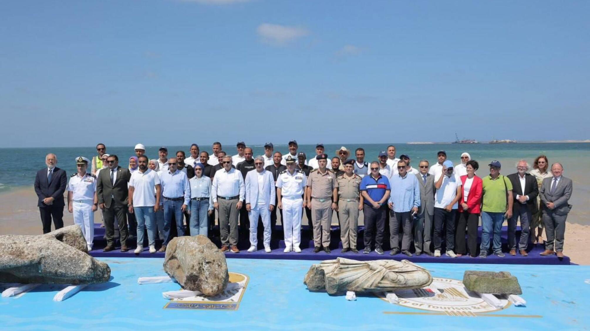 В Єгипті підняли з моря статуї затонулого міста Канопус