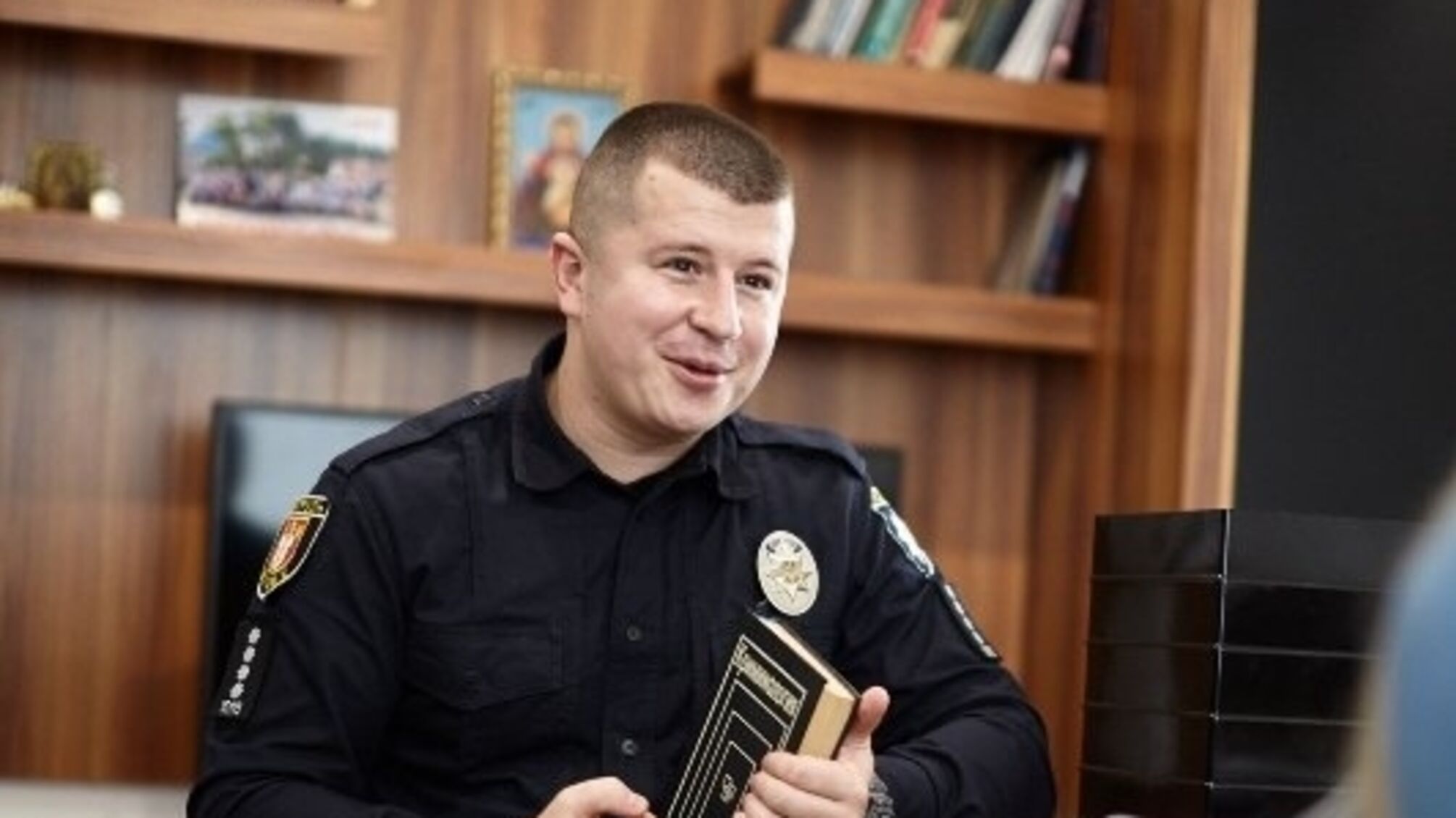 Начальник патрульной полиции Львовской области Андрей Крутень