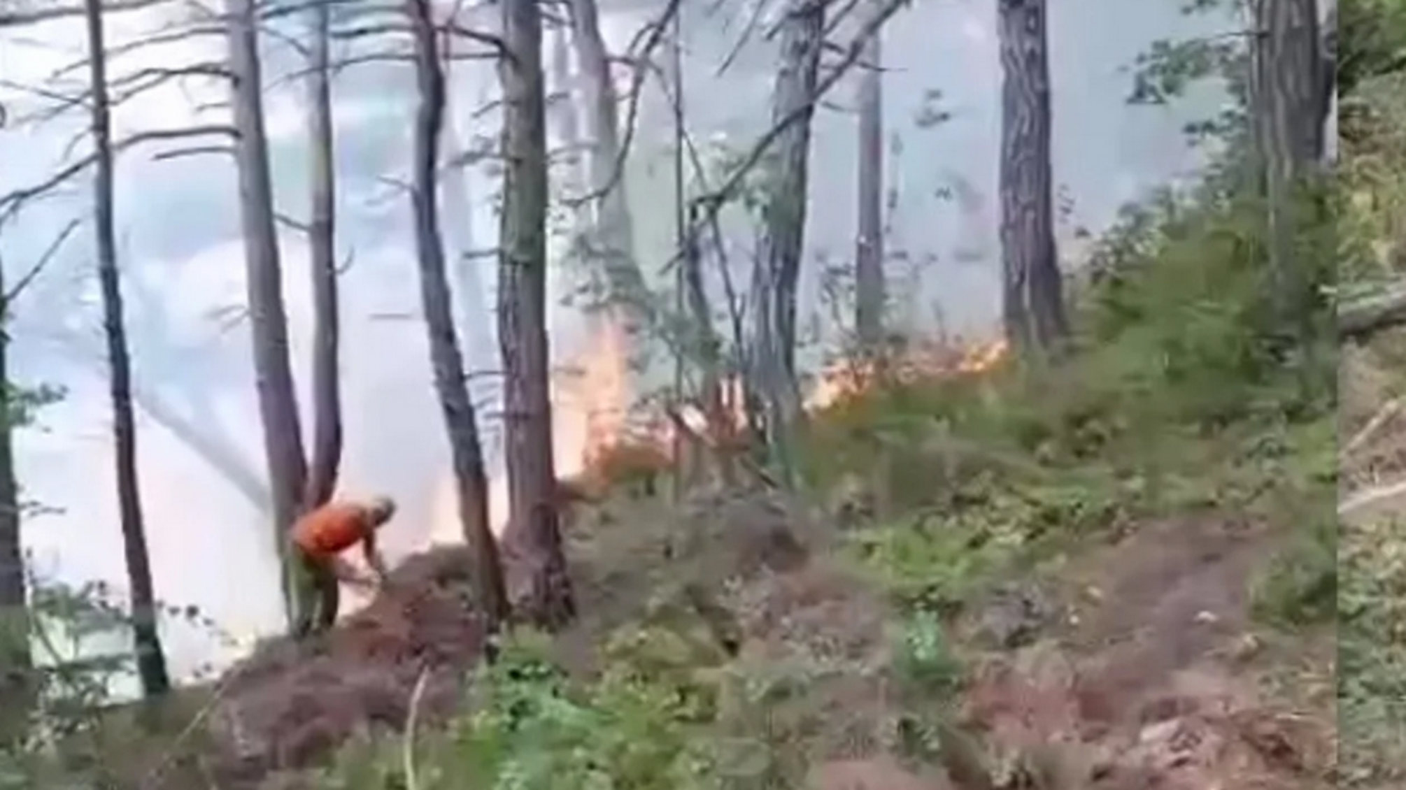 У 'дворца путина' четыре дня тушили загоревшийся после падения дрона пожар