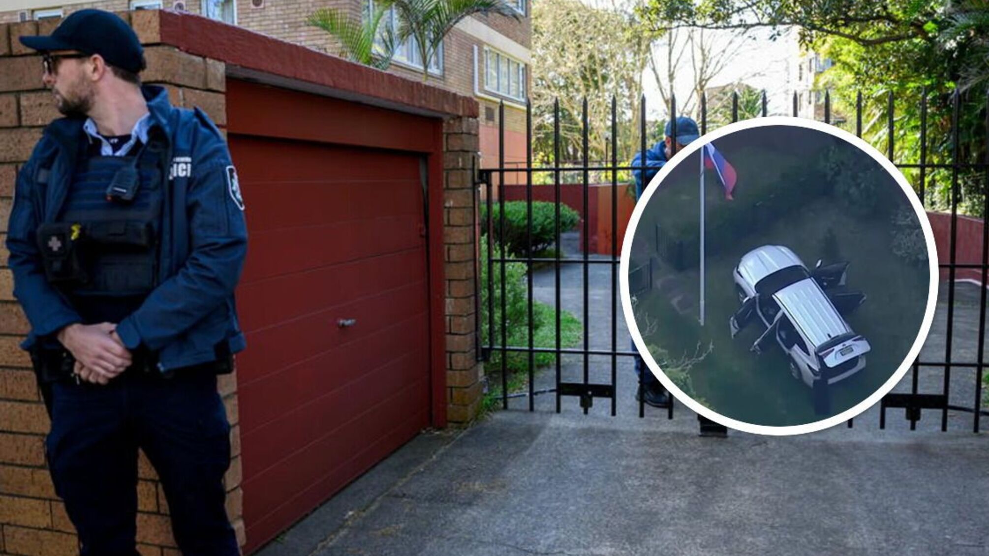 Полиция расследует наезд на ворота российского консульства в Сиднее