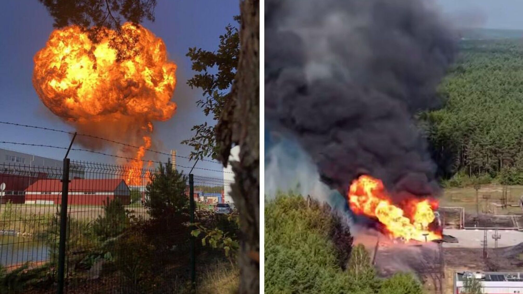 Взрывы возле столицы Литвы