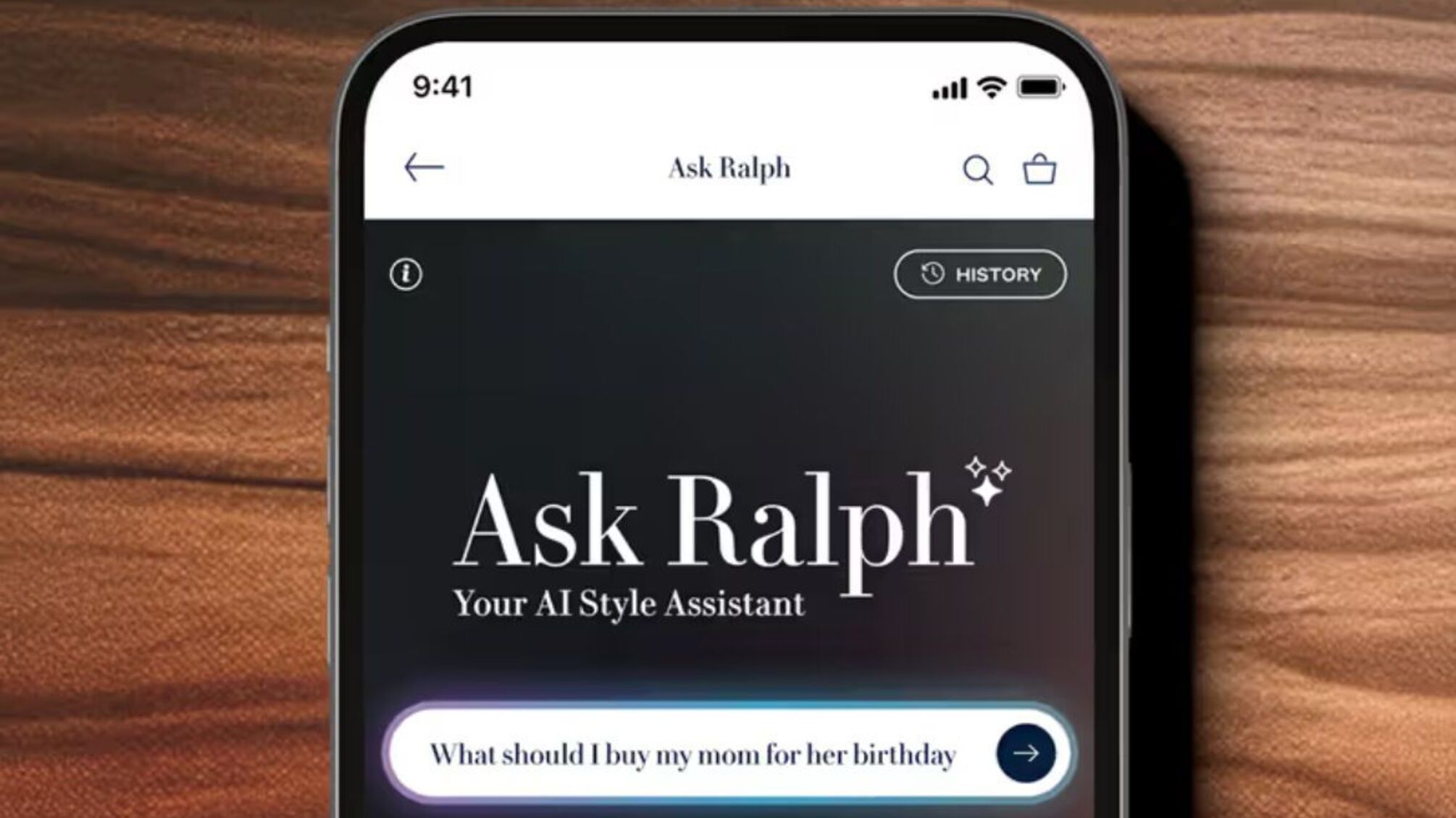Ralph Lauren запускает чат-бота Ask Ralph для подбора стиля на базе ИИ