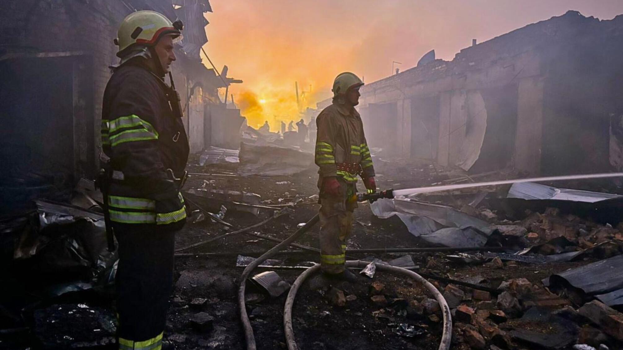 Ночная атака шахедами в Киевской области