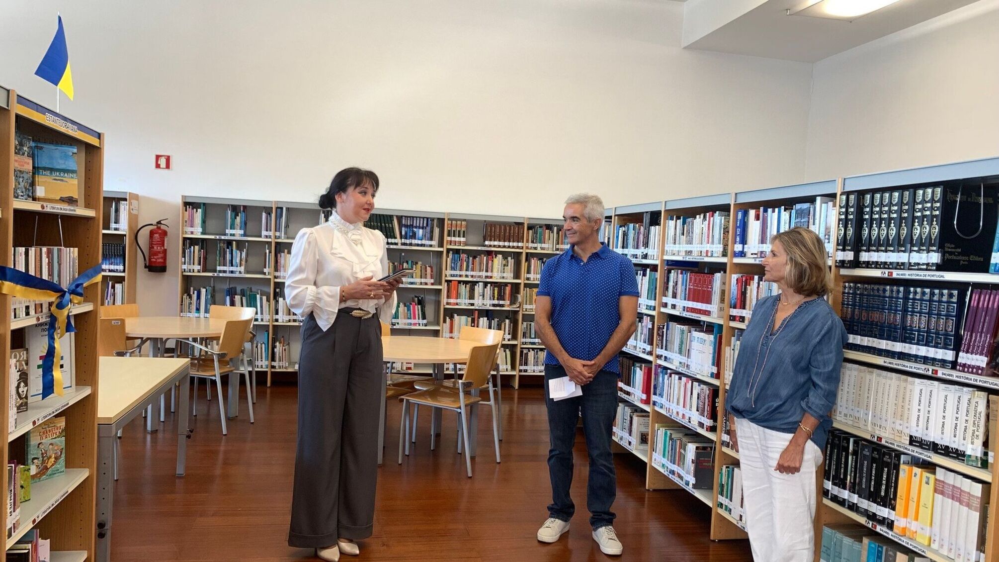 160-річчя Михайла Коцюбинського: у португальській бібліотеці з’явилася українська поличка