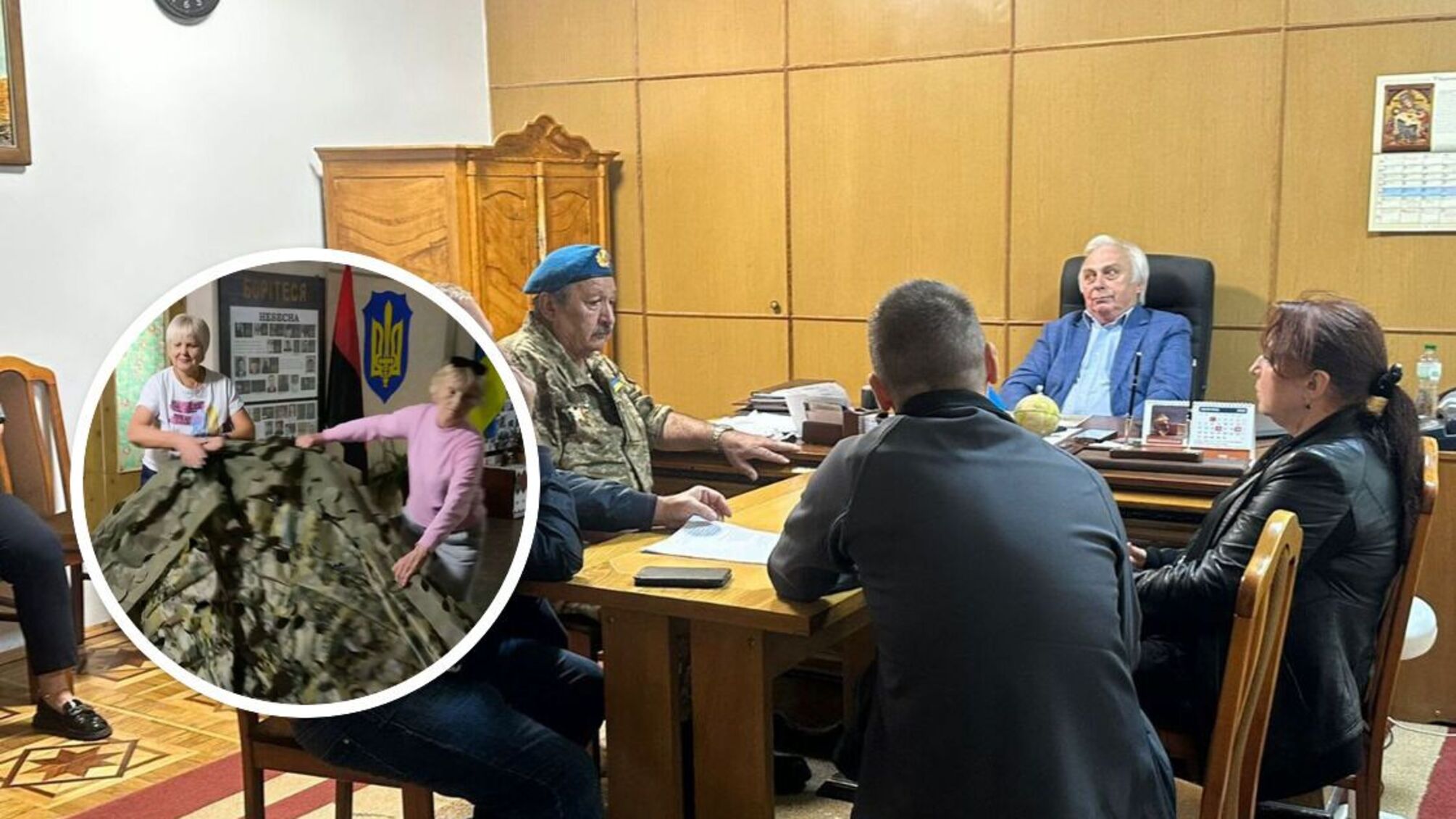 Выселение волонтеров из общежития Львовского колледжа: представители 'Оберега' отстаивают право на помощь защитникам