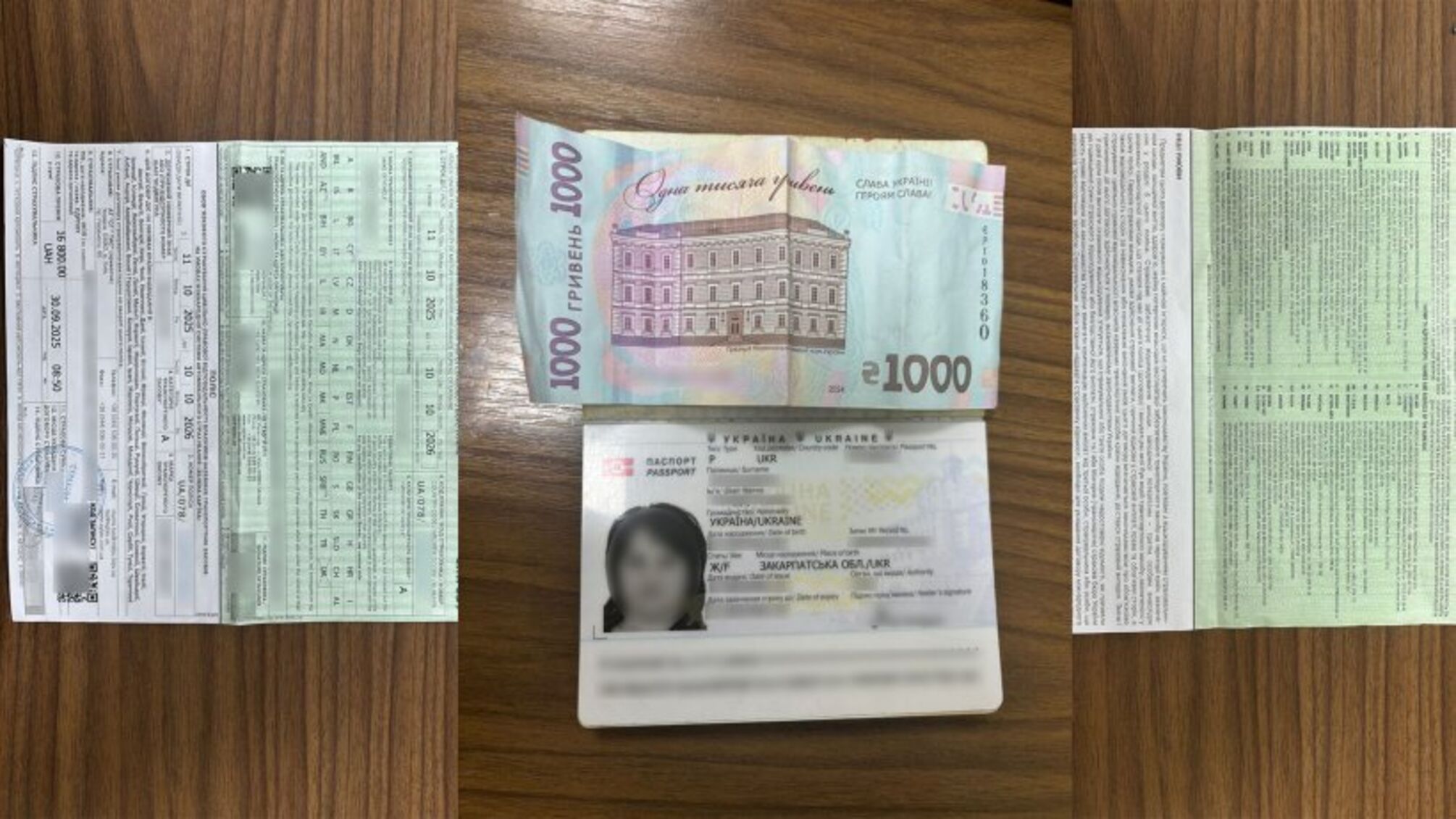 Фальшивий страховий поліс і спроба підкупу: на кордоні з Угорщиною жінка скоїла одразу два правопорушення