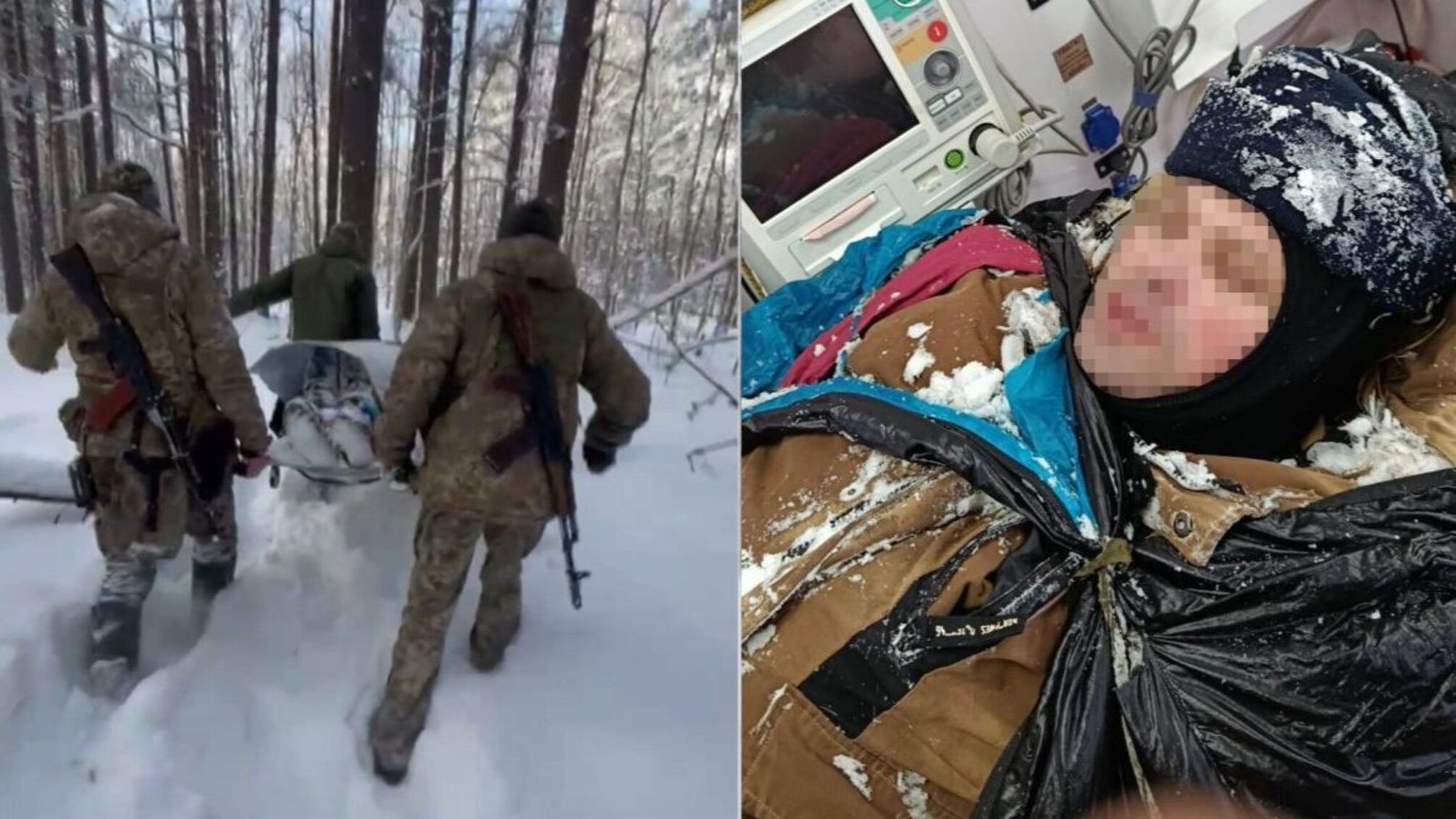 Попытка побега за границу в Житомирской области завершилась тяжелыми обморожениями