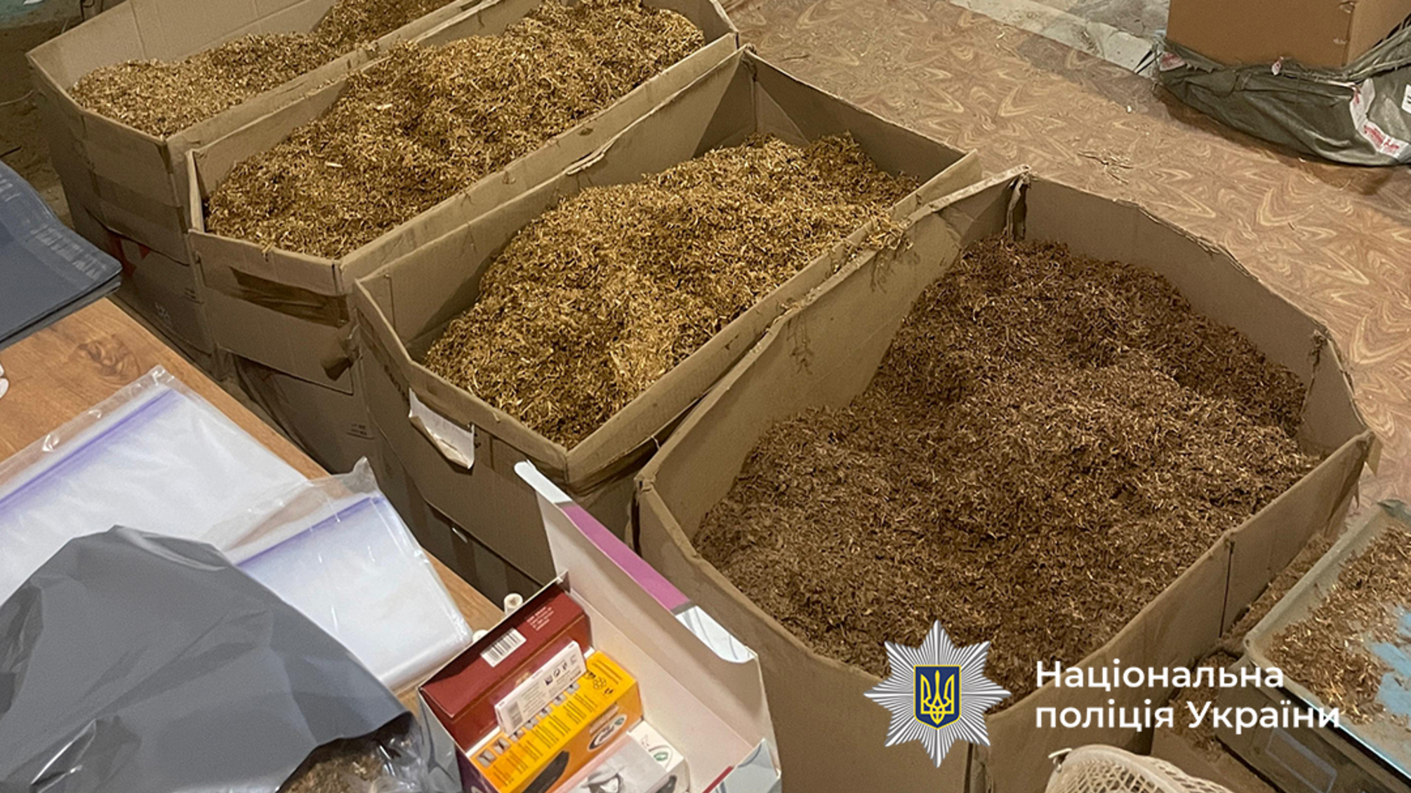 Полиция разоблачила масштабный табачный бизнес на Тернопольщине