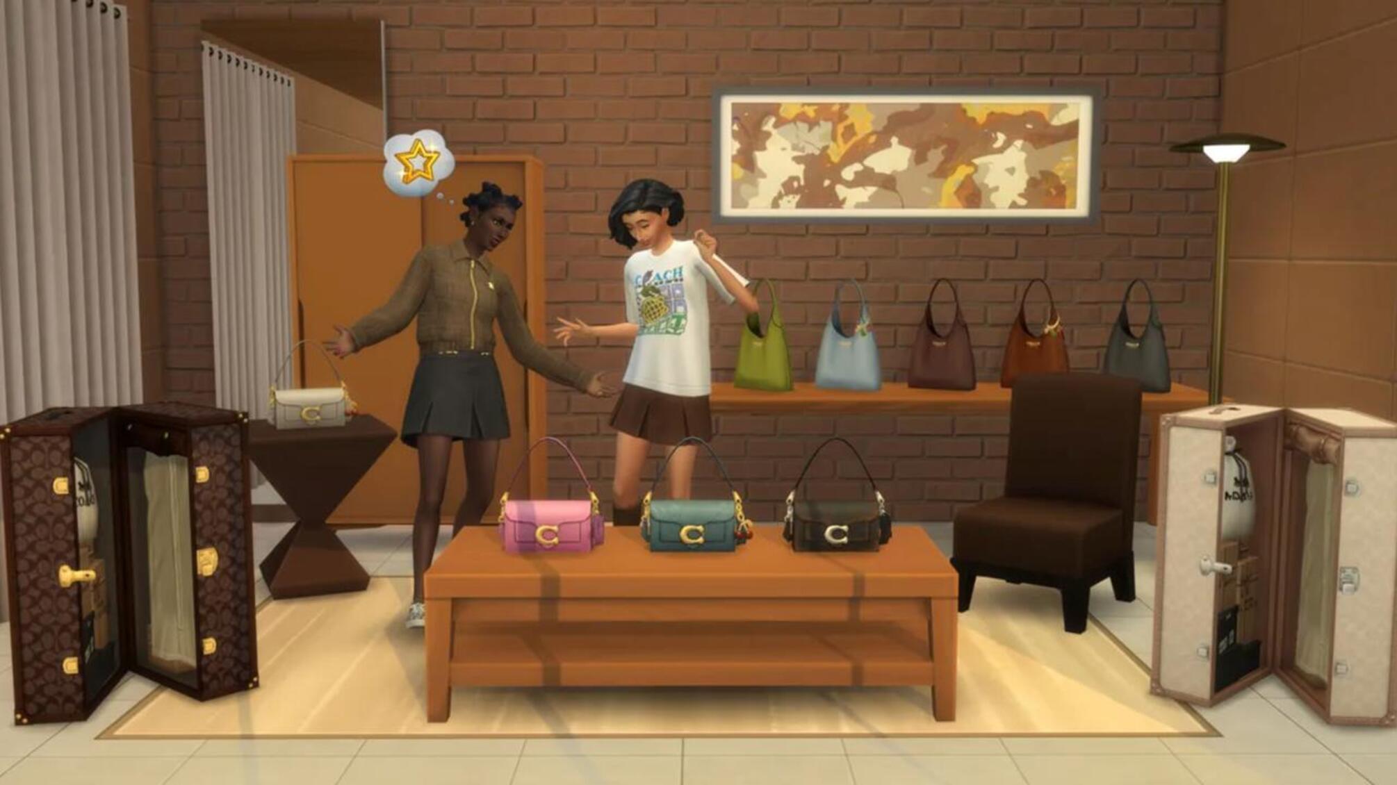 Виртуальный стиль: бренд Coach представил свою моду в мире The Sims 4