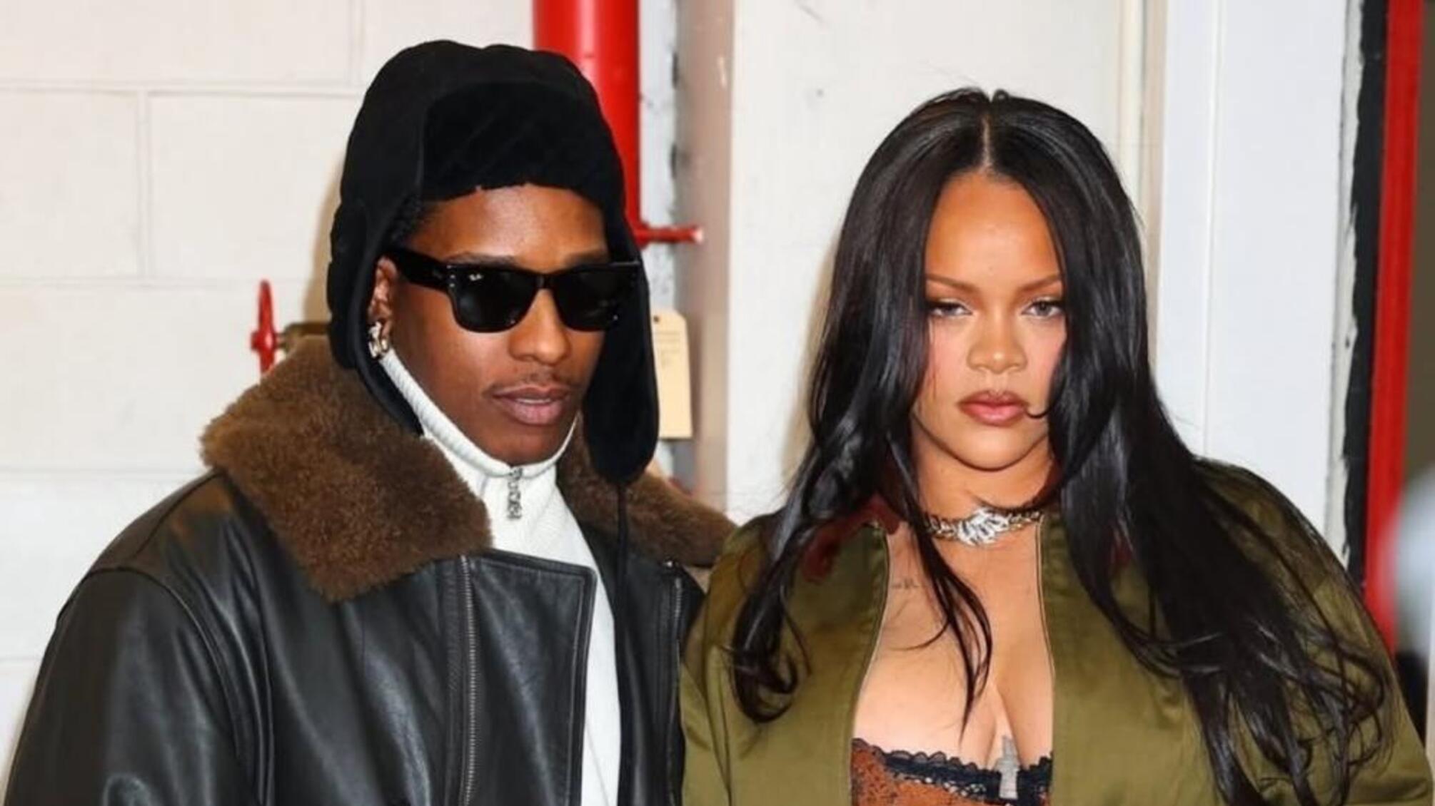 Рианна пришла поддержать A$AP Rocky на вечеринке в Нью-Йорке по случаю выхода его нового альбома