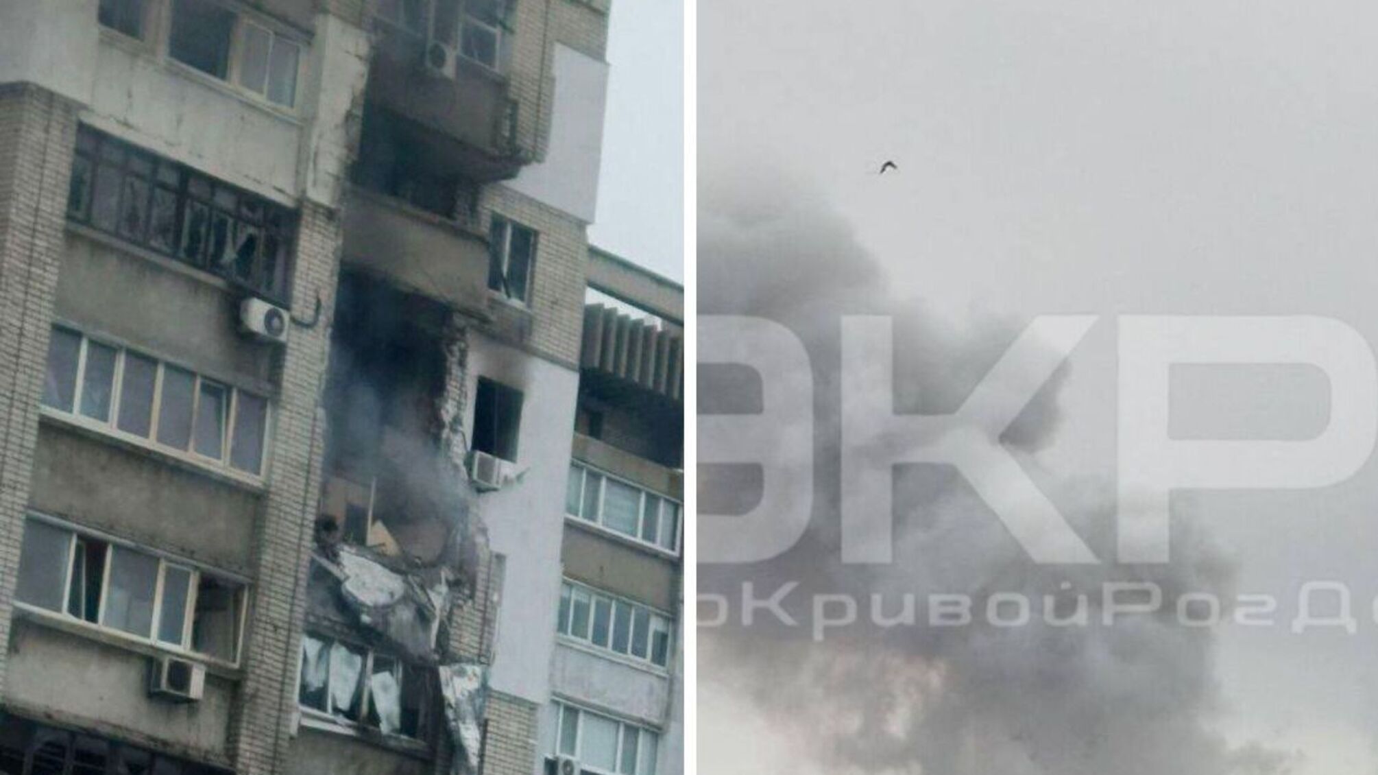 Росіяни атакували Кривий Ріг та Дніпро ракетами, є постраждалі