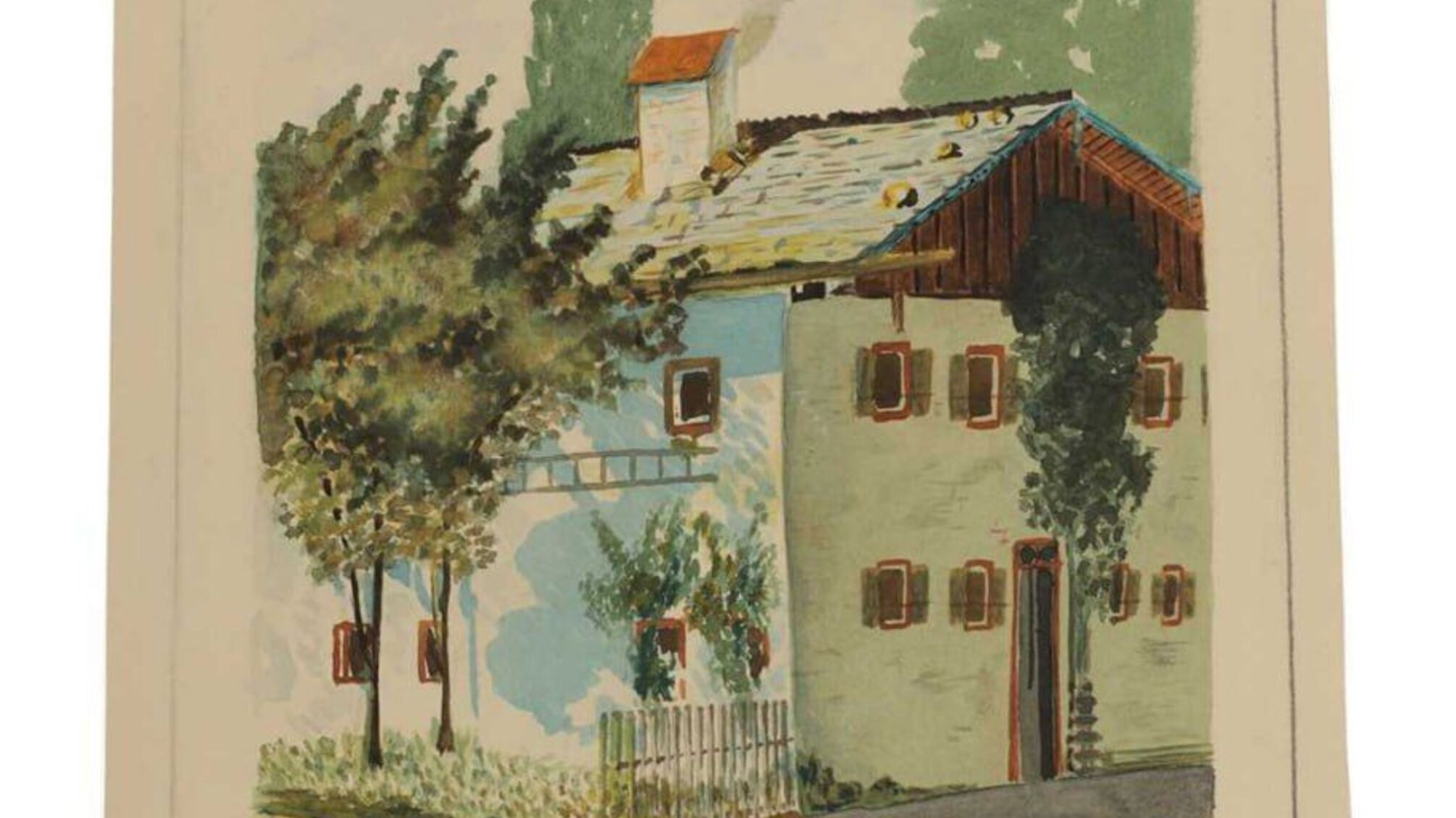 На аукціоні в Британії продали малюнки, створені Гітлером у молодості