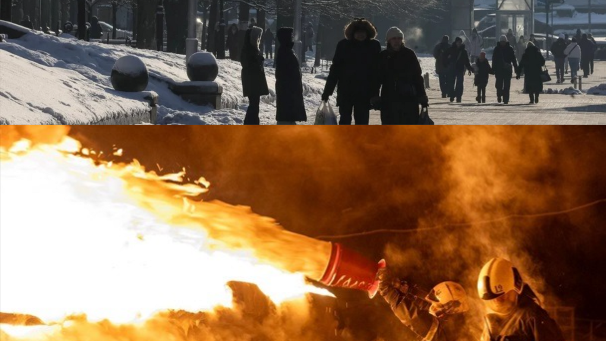 У центрі Києва на Хрещатику горить офісна будівля (відео)