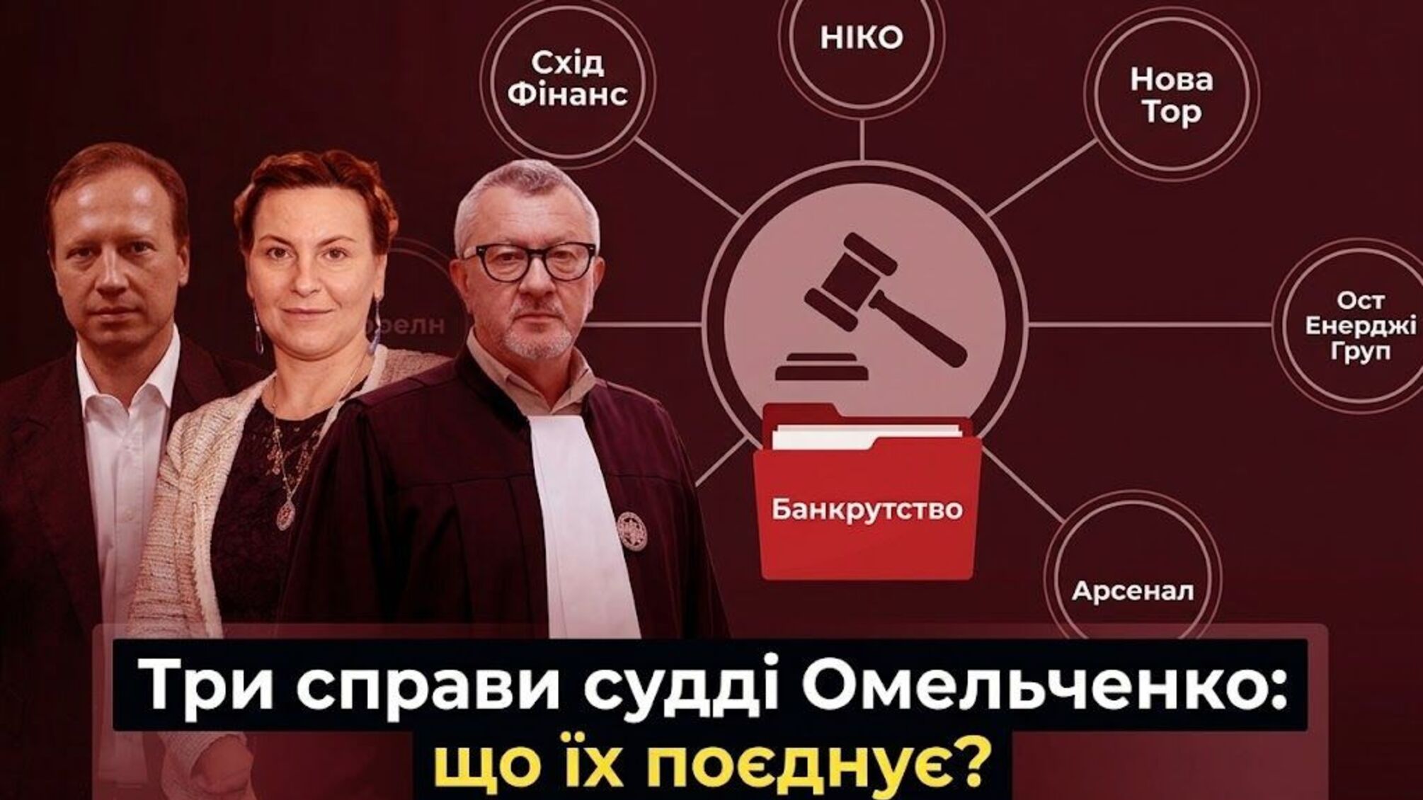 Один судья, одна управляющая, один кредитор: каким образом три дела судьи Омельченко сходятся в окружении Дядeчки?