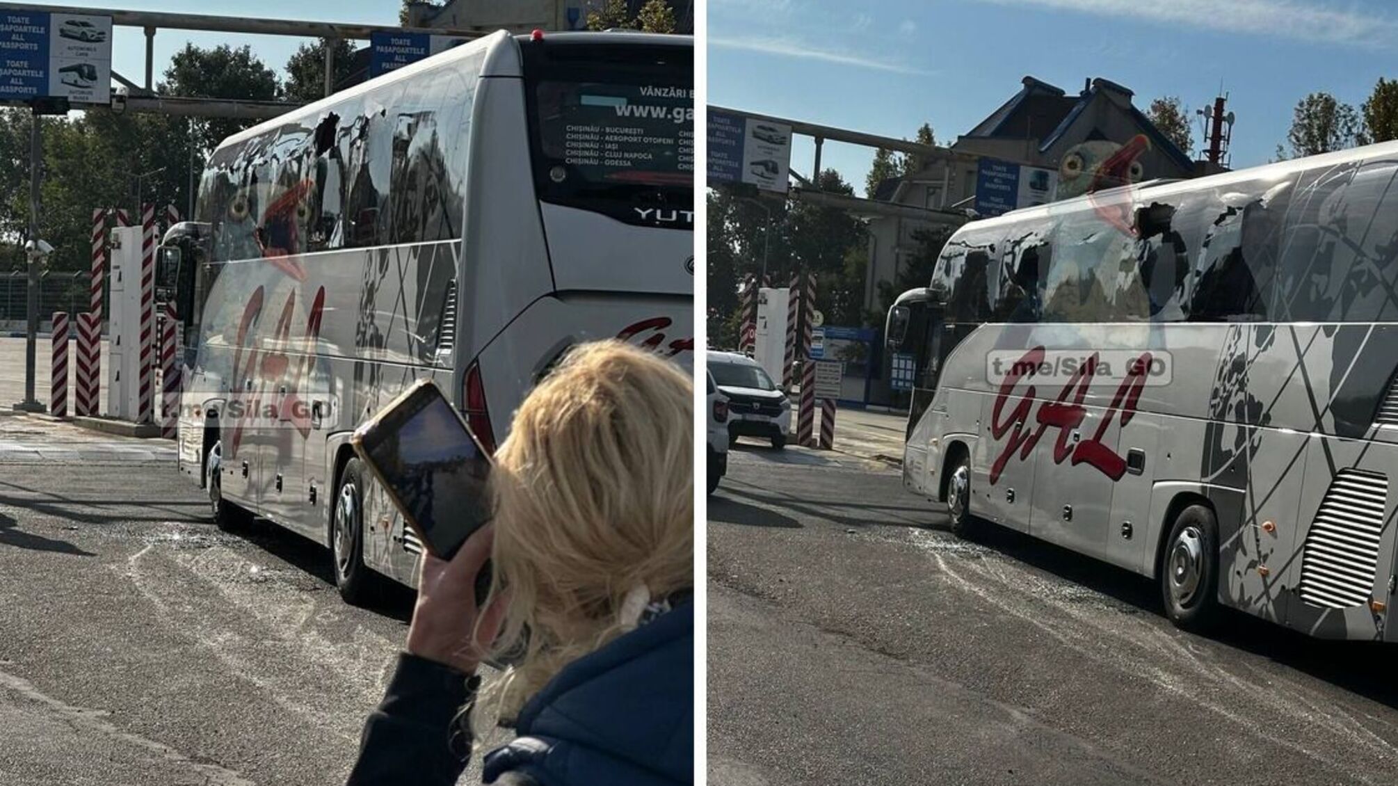 Снаряд отрикошетив в рейсовый автобус возле КПП 'Паланка': ранен пограничник