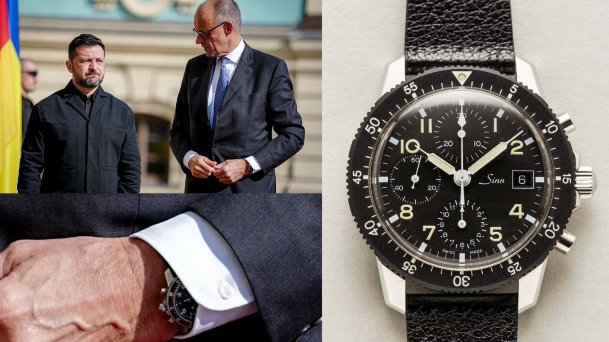 Не Rolex: какие винтажные часы Мерц привез в Киев на встречу с Зеленским