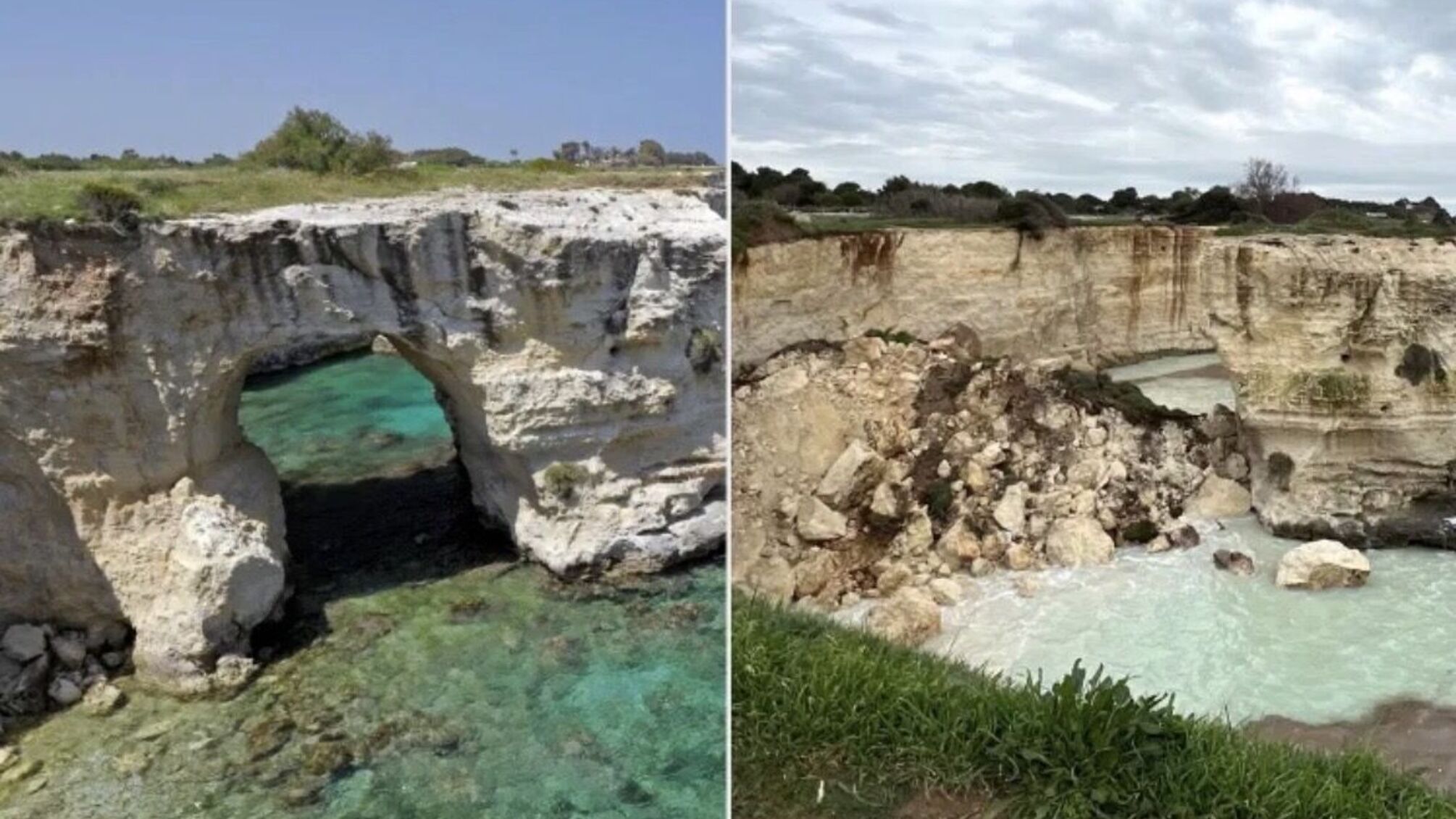 В Італії у День святого Валентина обвалилася відома Арка кохання
