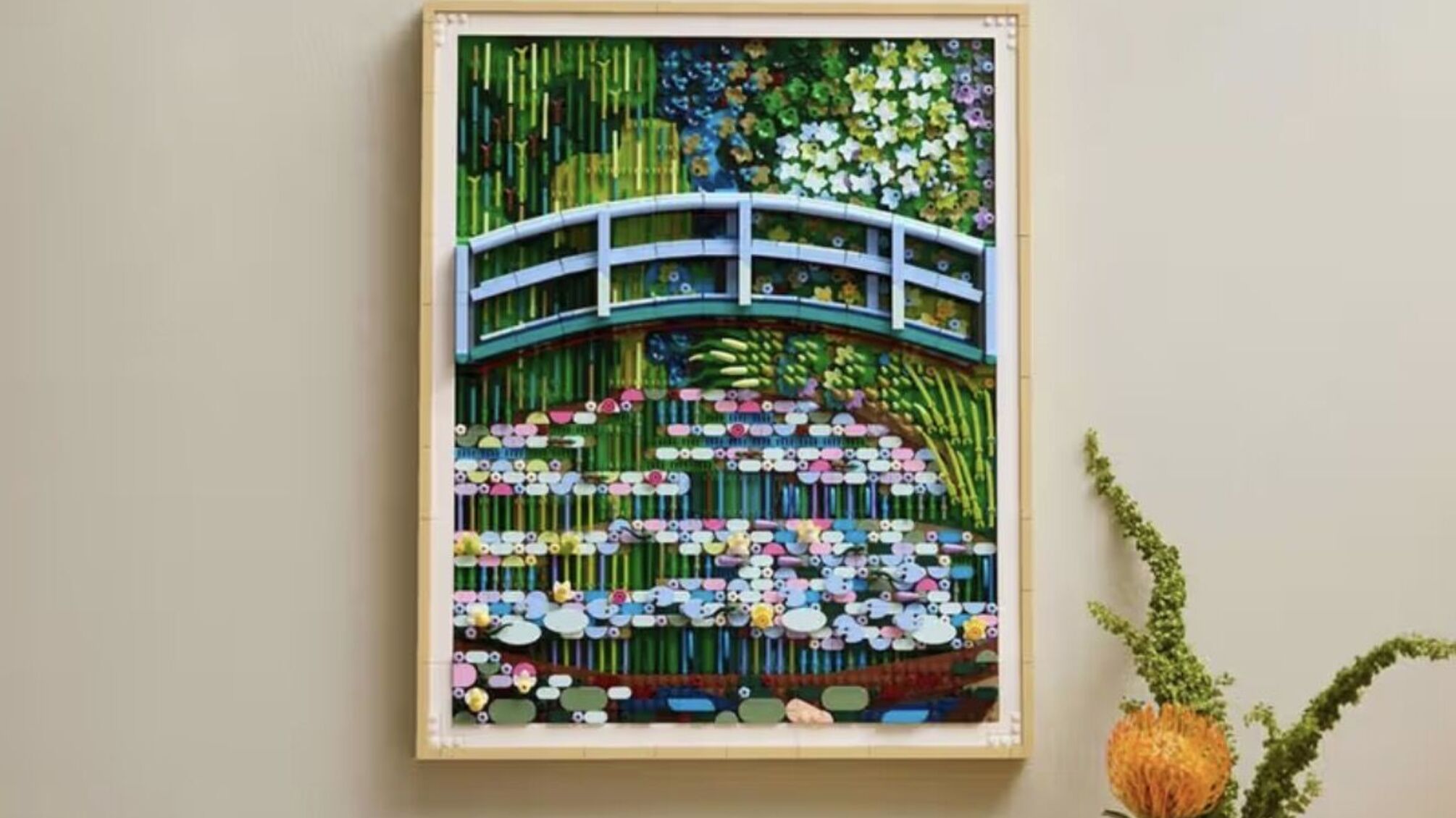 LEGO випустив набір за мотивами картини Моне 'Міст над ставком' із лататтям