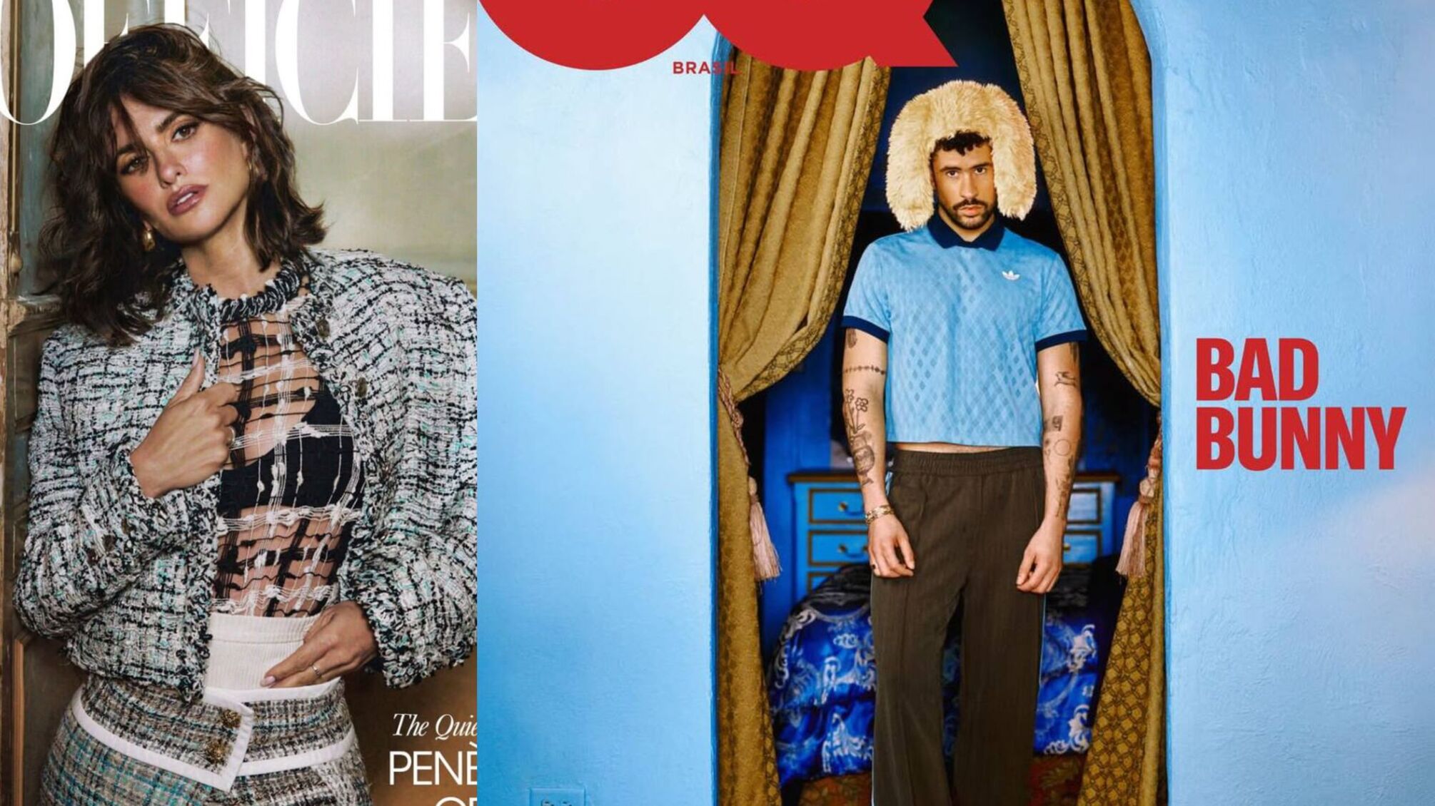 Пенелопа Круз, Мона Тугаард, Аріана Гранде, Bad Bunny та Розалія прикрасили нові обкладинки світового глянцю