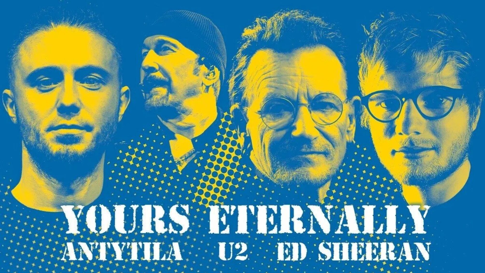 Bono, The Edge и Тарас Тополя объединились в песне в поддержку Украины