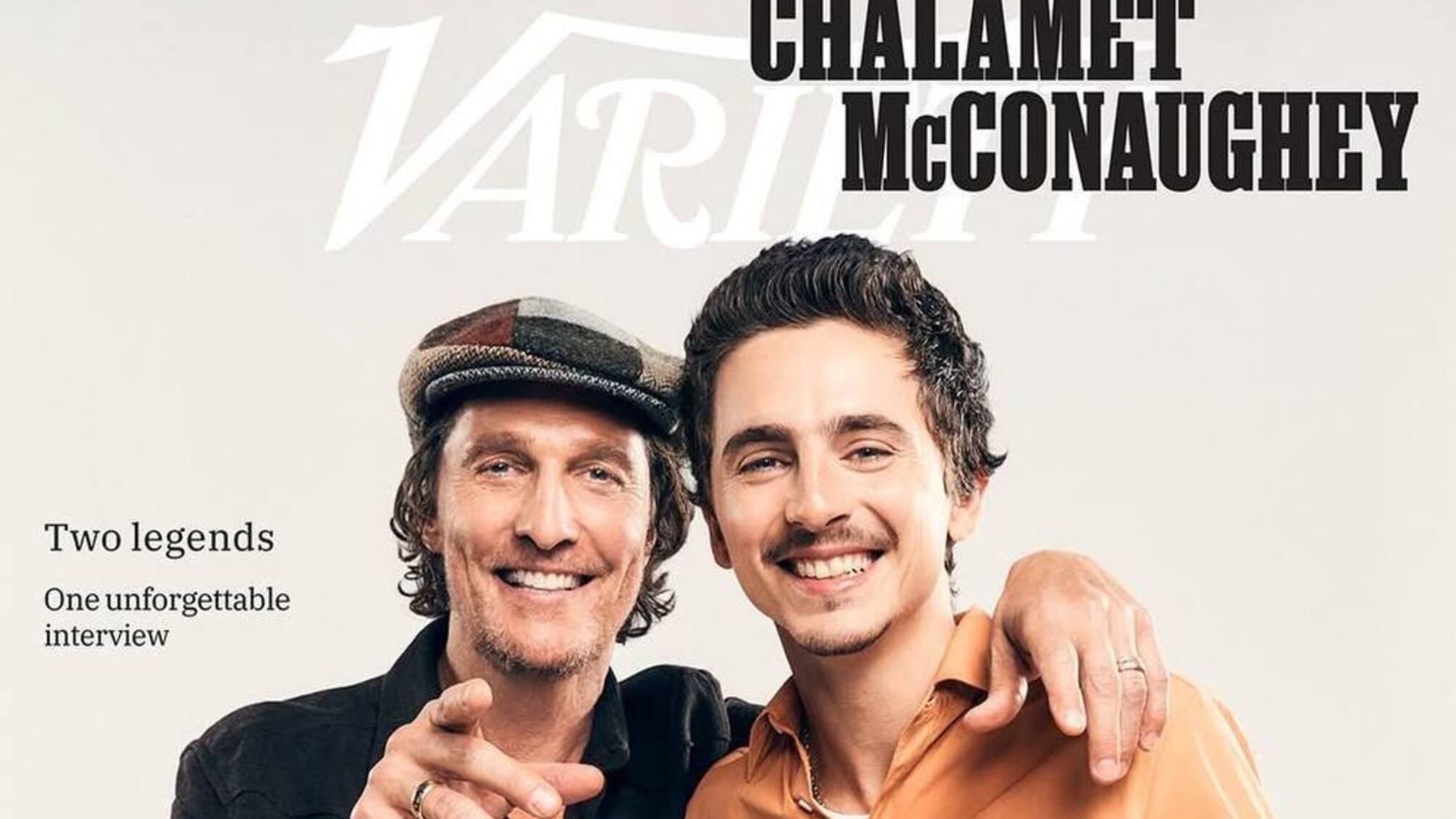 Тимоті Шаламе і Меттью Макконахі зустрілися в подкасті Variety