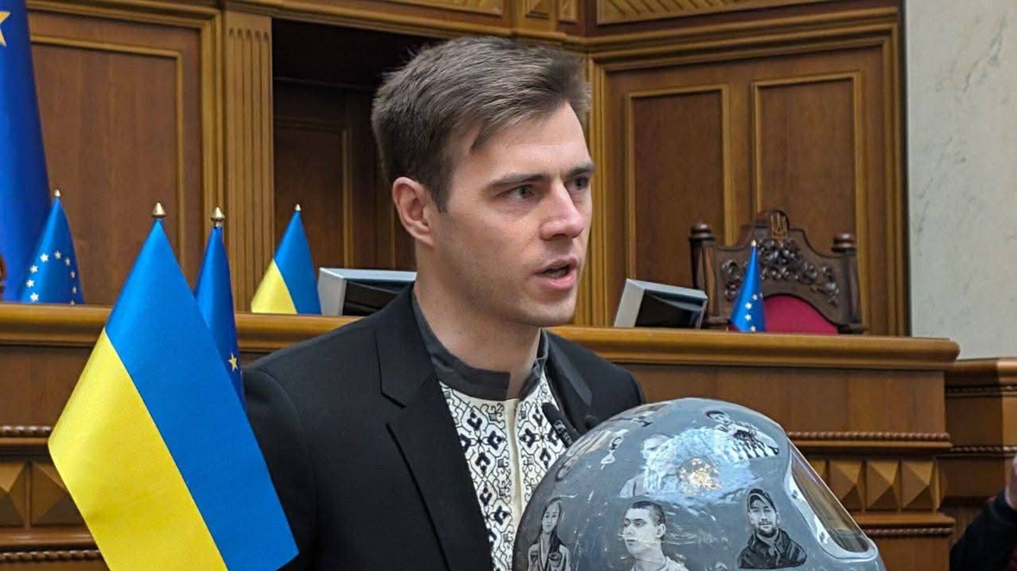 Після скандалу на Олімпіаді Гераскевич виступив у Верховній Раді