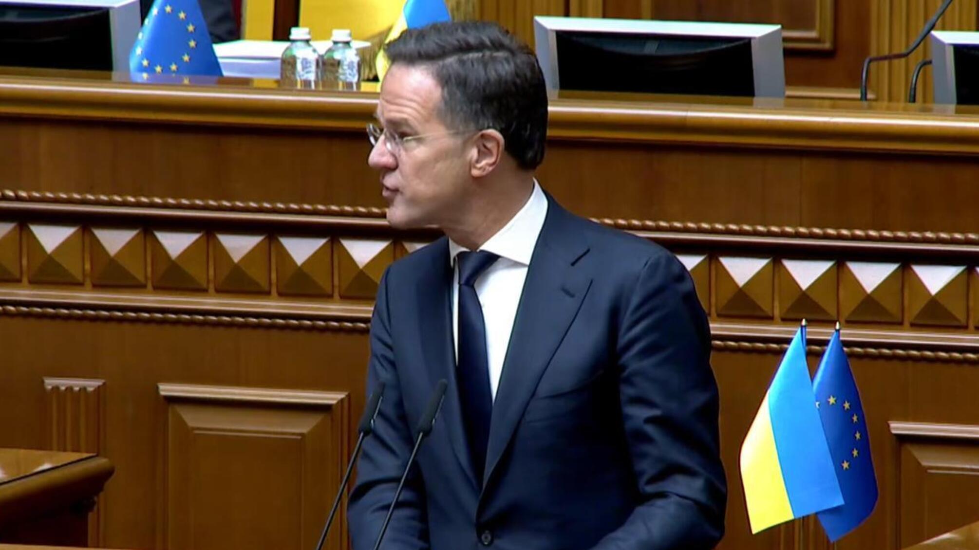 Генсек НАТО Рютте: після мирної угоди Україна отримає реальну військову підтримку союзників