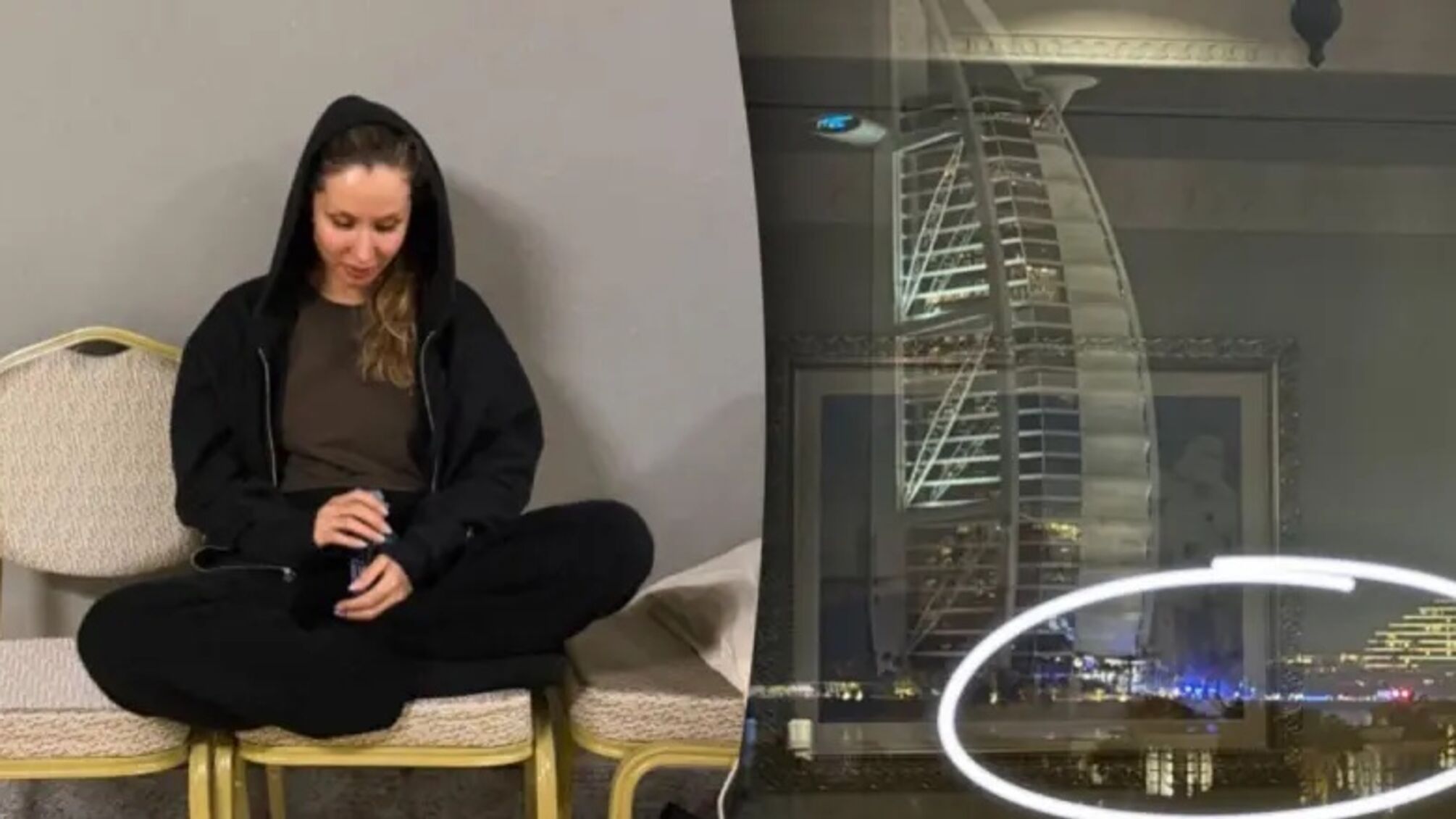 Взрывы в Дубае: Светлана Лобода показала, как скрывалась в укрытии