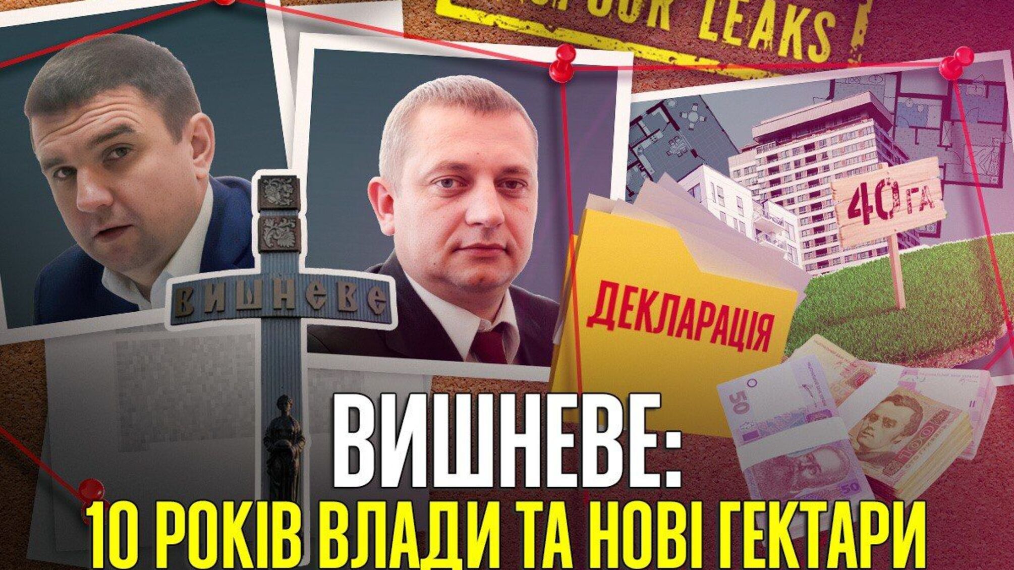 Мэр, заместитель и 'забытые' 40 гектаров: что скрывает власть Вишневого