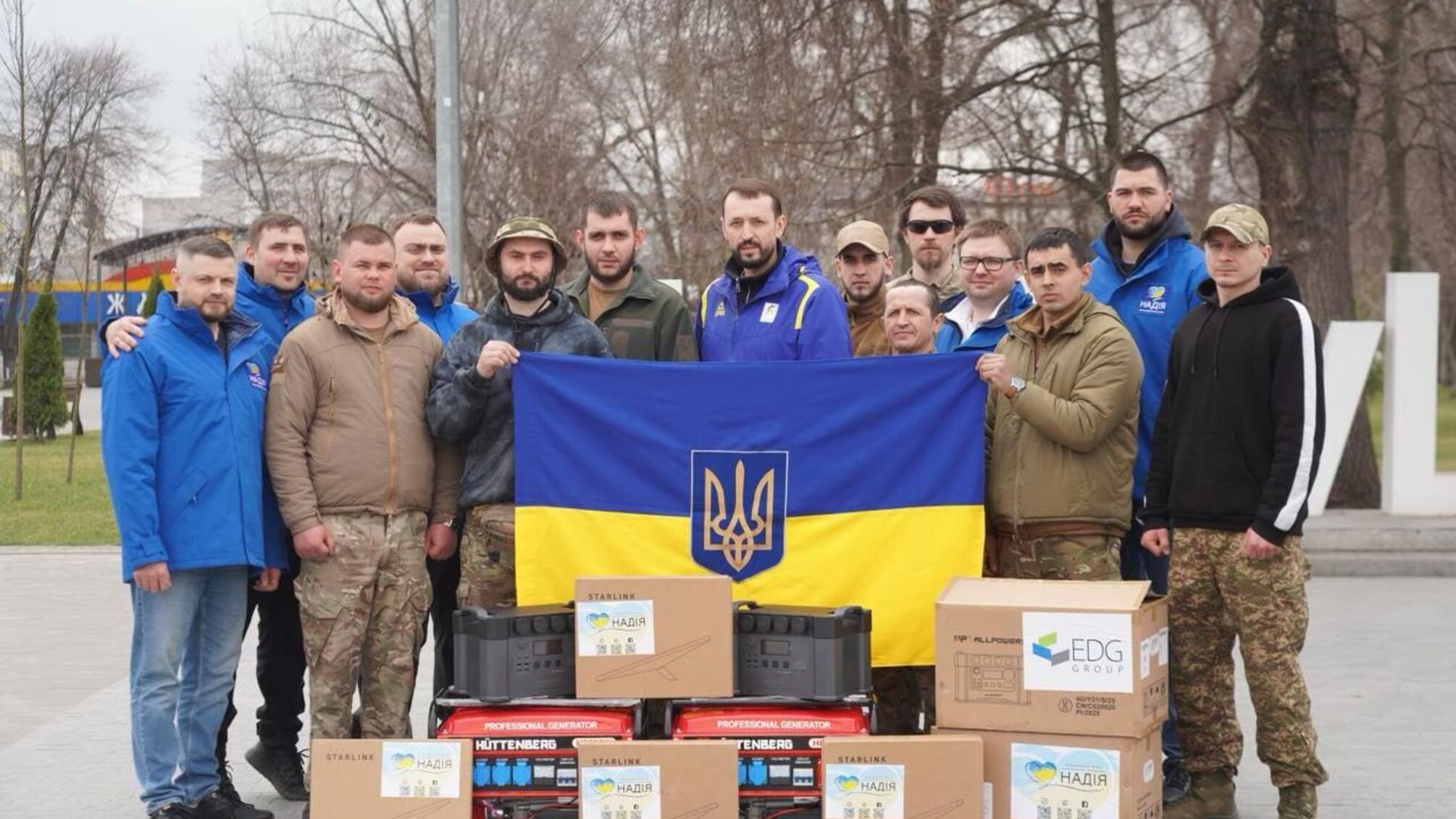 Великдень на фронті: фонд 'Надія' і Валерій Дубіль доставили вантаж на передову 