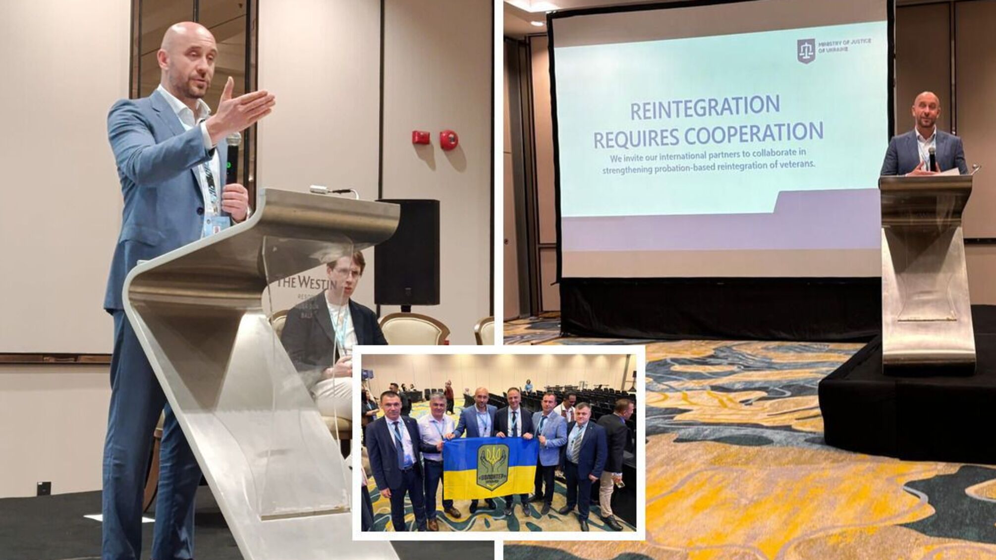 'Ветеран – не угроза, а ресурс государства': Роман Бочкала выступил на Всемирном конгрессе по пробации