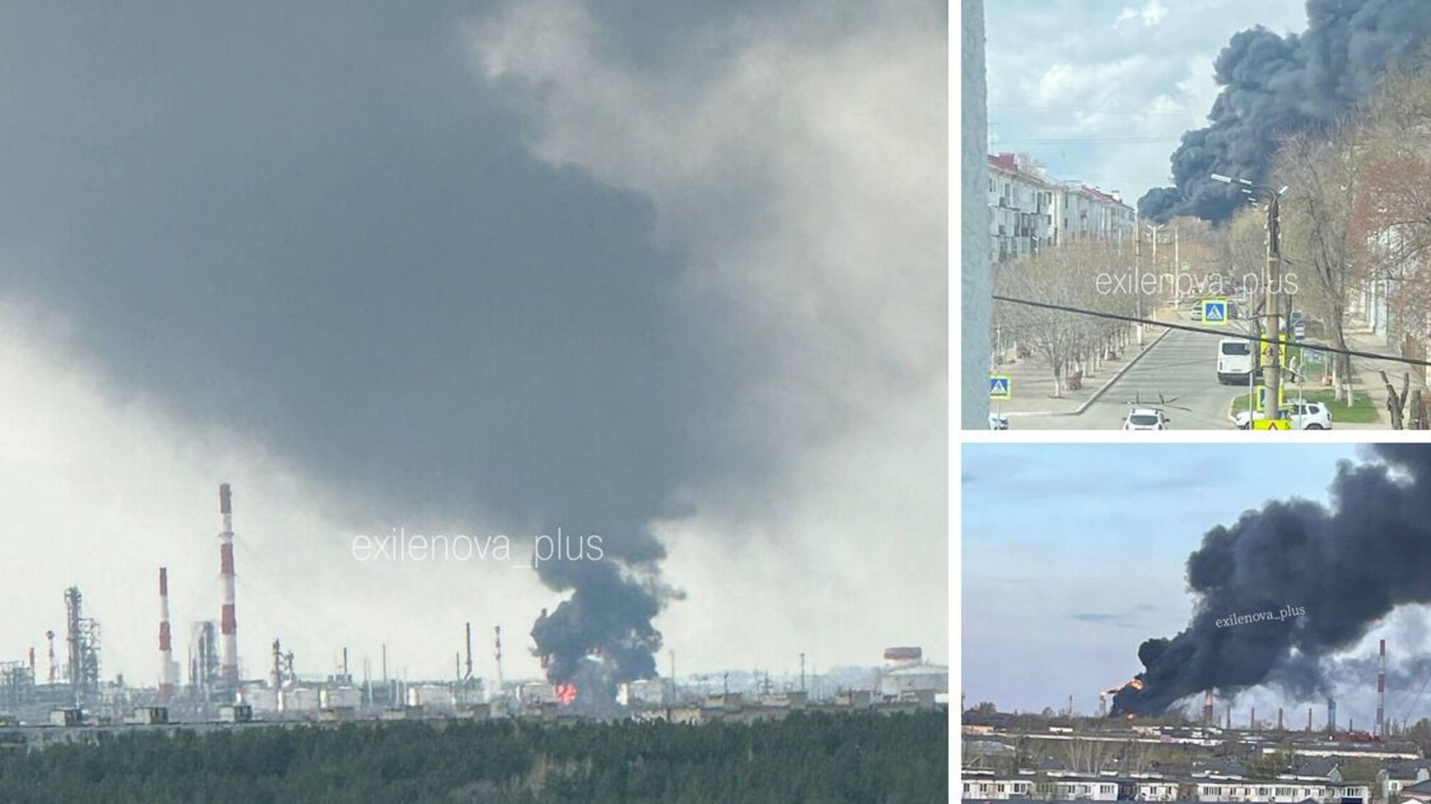 В рф после атаки дронов пылают НПЗ в Самарской области